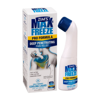 Zim's Max Freeze Liquid | 3 Pack - Pain Relief Topical Analgesic Cooling Liquid for Muscles and Joints Associated with Backaches, Arthritis, Strains, Bruises & Sprains, (P251080-1) 3 Ounce Zim’s MaxBuy Supplements Australia