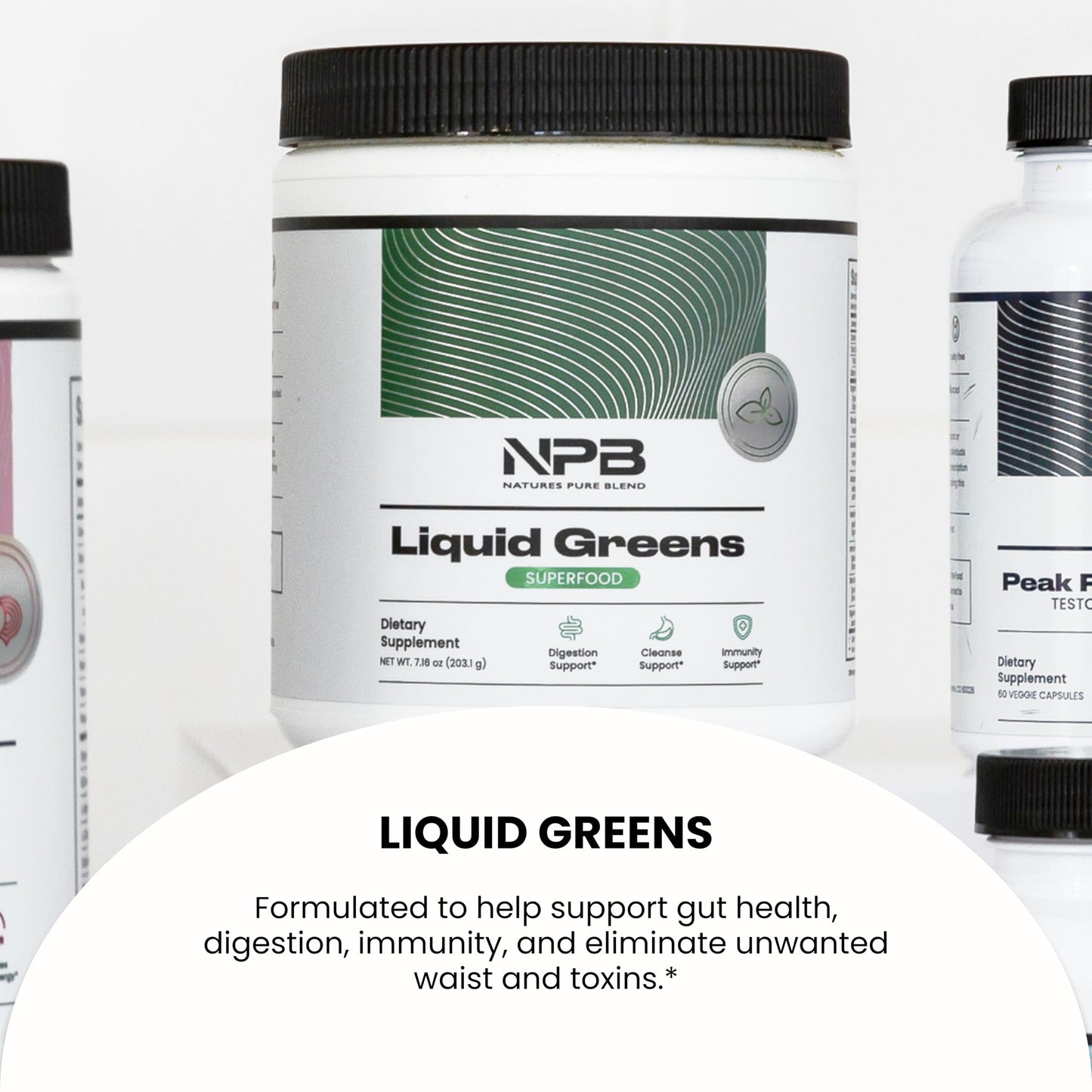 Nature's Pure Blend Super Greens Powder – Organic Greens Superfood Powder Supplements for Green Juice & Smoothie – Probiotic - Drink Mix for Energy Wellness and Digestion (Matcha Flavor, 30 Servings) Nature's Pure BlendBuy Supplements Australia