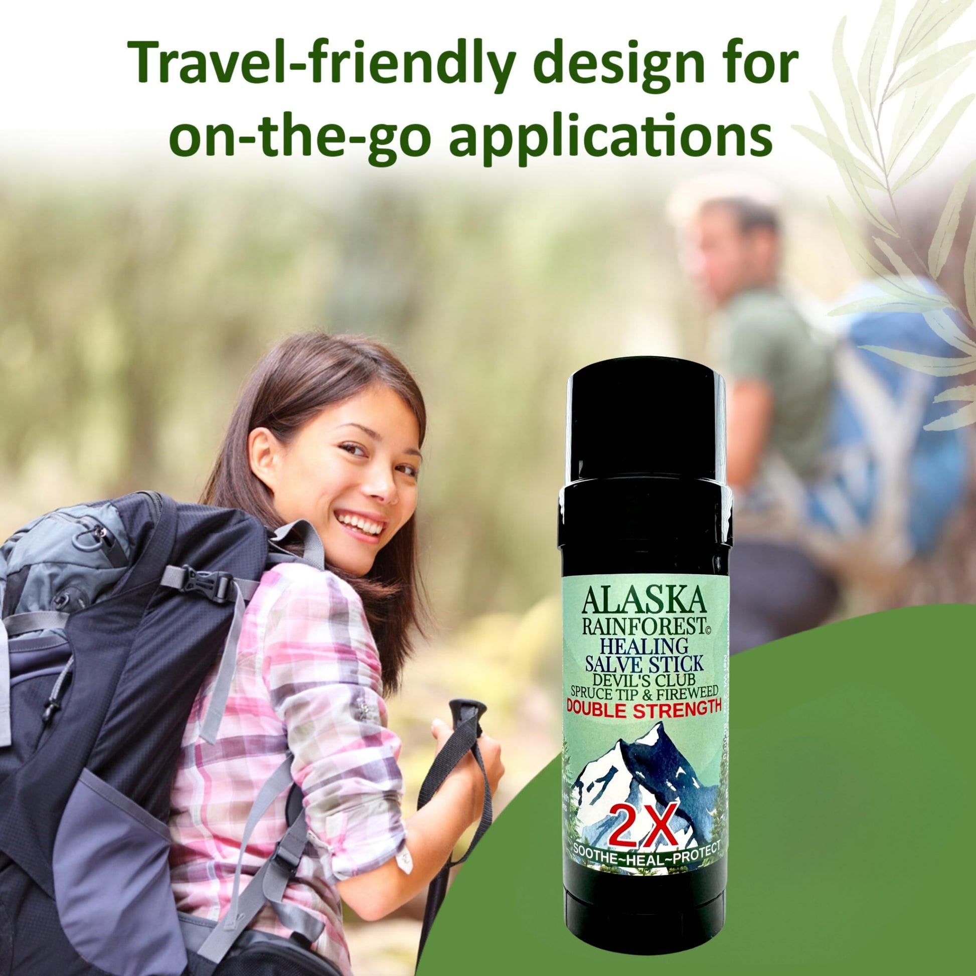 Snowy Summit Alaska Rainforest 2X Salve Stick - Salve for Dry Skin & Joint Relief - Natural Salve for Soothing Skin with Gentle Aroma - Body & Hand Salve - Muscle Rub Alaskan Devil’s Club Oil Snowy SummitBuy Supplements Australia