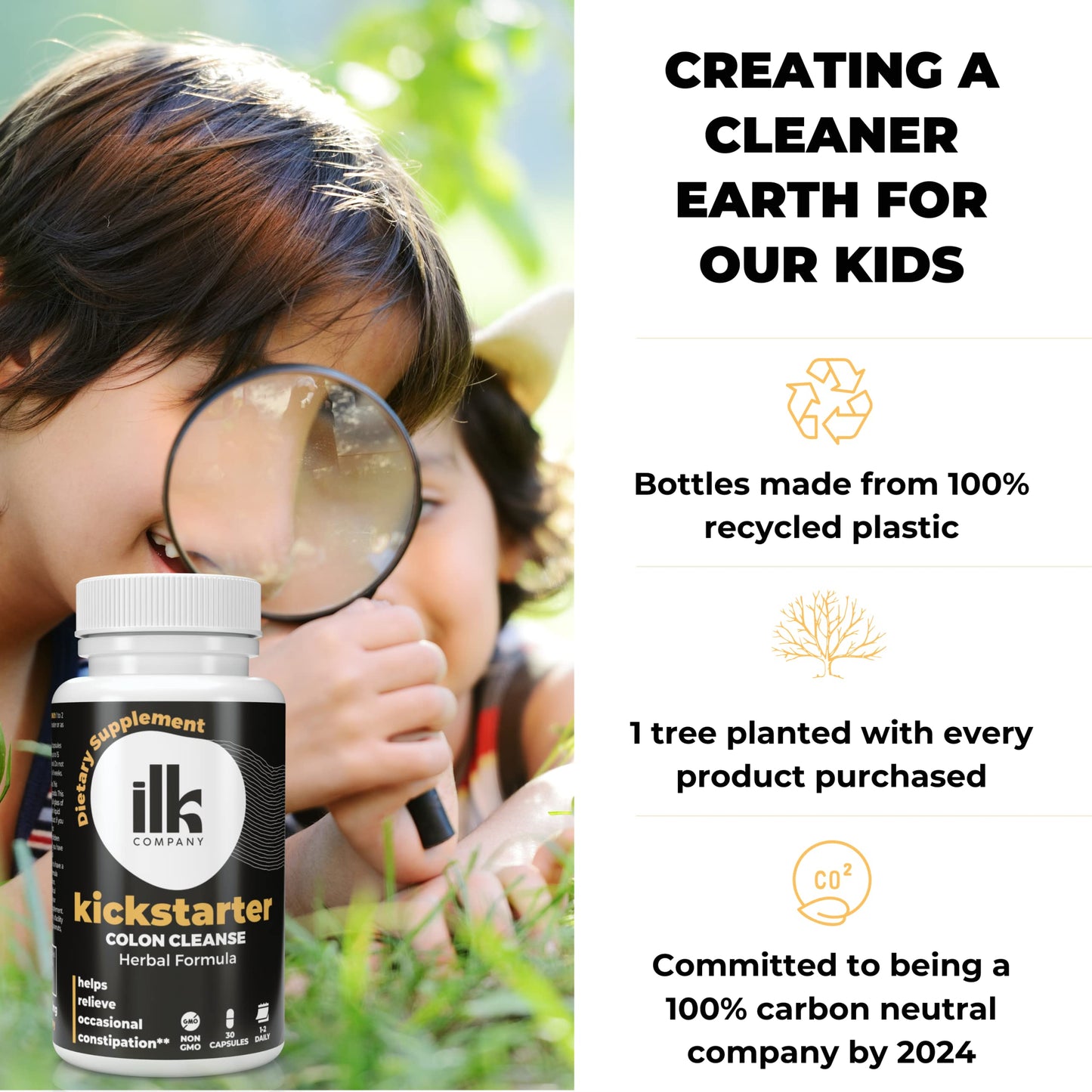 ILK COMPANY Made in USA Herbal Colon Cleanse Capsules - Non GMO - Gluten Free Capsules ILK COMPANYBuy Supplements Australia