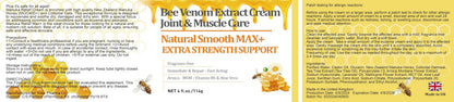 HIKCOSLLY New Zealand Bee Venom Cream, High Strength Recovery Muscle Joint Cream, Natural Organic, Soothe Back, Neck, Hands, Feet, Shoulder, Leg, Knee, Ankle Pain HIKCOSLLYBuy Supplements Australia