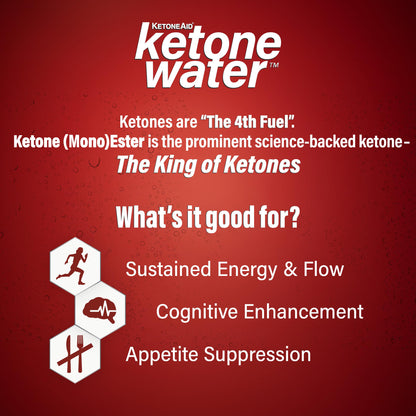 KetoneWater | Functional Sparkling Water w/Ketone Ester (3 Grams) | Black Cherry Flavor KetoneAidBuy Supplements Australia