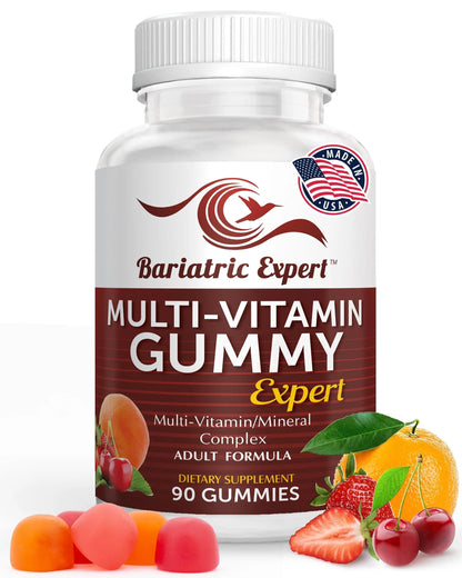 Bariatric Expert Multivitamin Gummies – Fast-Melting Dietary Supplement for Adults Post-Gastric Sleeve and Bypass, Nutritionist Recommended, 90 Count Bariatric Food ExpertBuy Supplements Australia