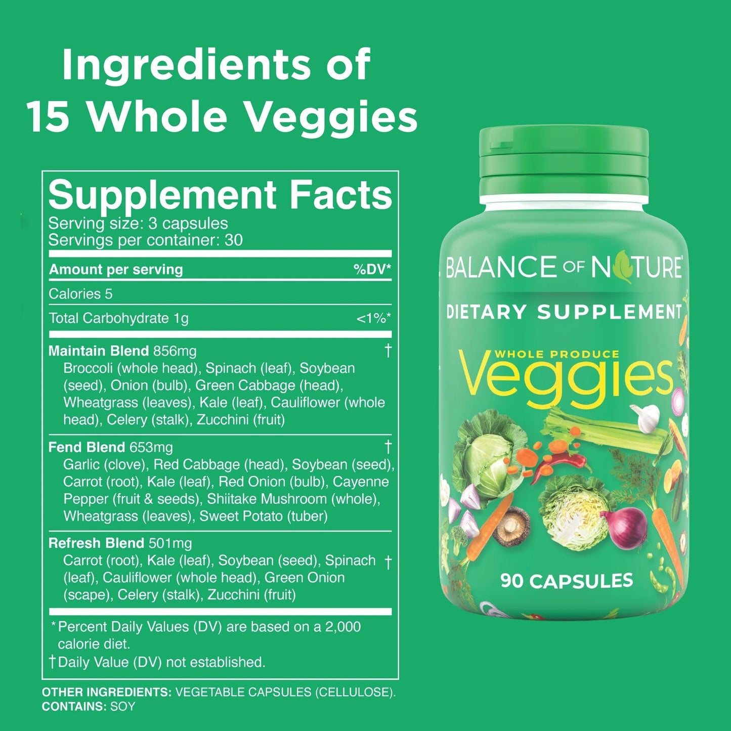 Balance of Nature Whole Veggies Supplement with Superfood Vegetables Balance of NatureBuy Supplements Australia