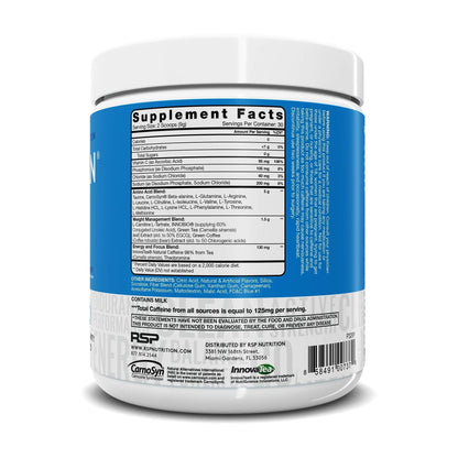 RSP NUTRITION AminoLean Pre Workout Energy (Blue Raspberry 30 Servings) with AminoLean Recovery Post Workout Boost (Blood Orange 30 Servings)