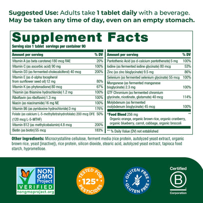MegaFood Women's 55+ One Daily Multivitamin for Women with Vitamin A, Vitamin C MegaFoodBuy Supplements Australia