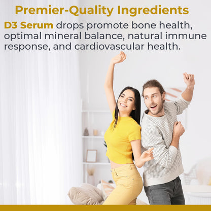 Premier Research Labs Vitamin D3 Serum - Liquid Vitamin D Oil Drops for Adults, Liquid Vitamin D3 5000 IU, Sublingual Vit D3 Liquid - 0.43 fl oz Premier Research LabsBuy Supplements Australia