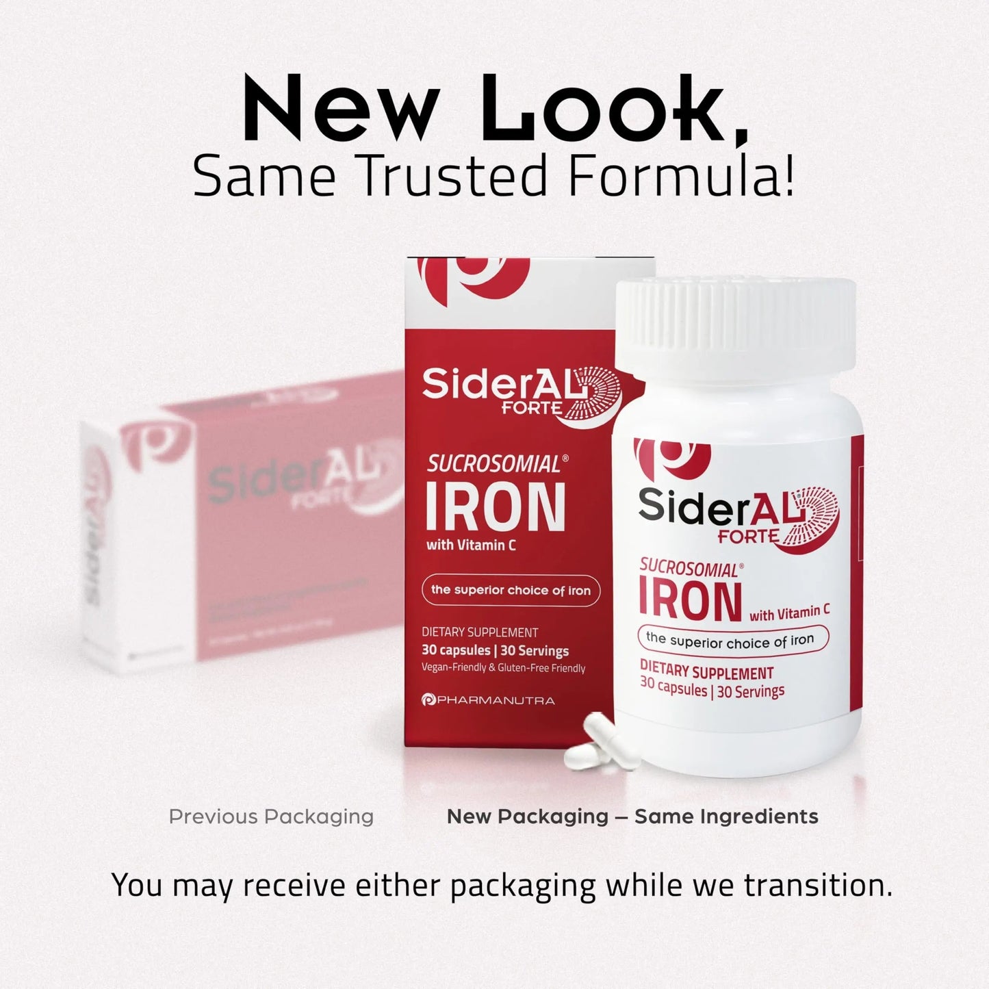 SiderAL Forte Iron Supplement Clinically Proven to Increase Levels Without Side Effects | Sucrosomial High Absorption Gentle Iron Pills for Women and Men | PHARMANUTRABuy Supplements Australia