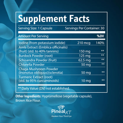 Nutraville Pineal XT Gold - Pineal Gland Supplement - Third Eye Awakening - Focus and Memory Supplement for Brain - 7 Powerful Ingredients Decalcify, Detox, and Activate Your Pineal Gland, 2 Pack NutravilleBuy Supplements Australia