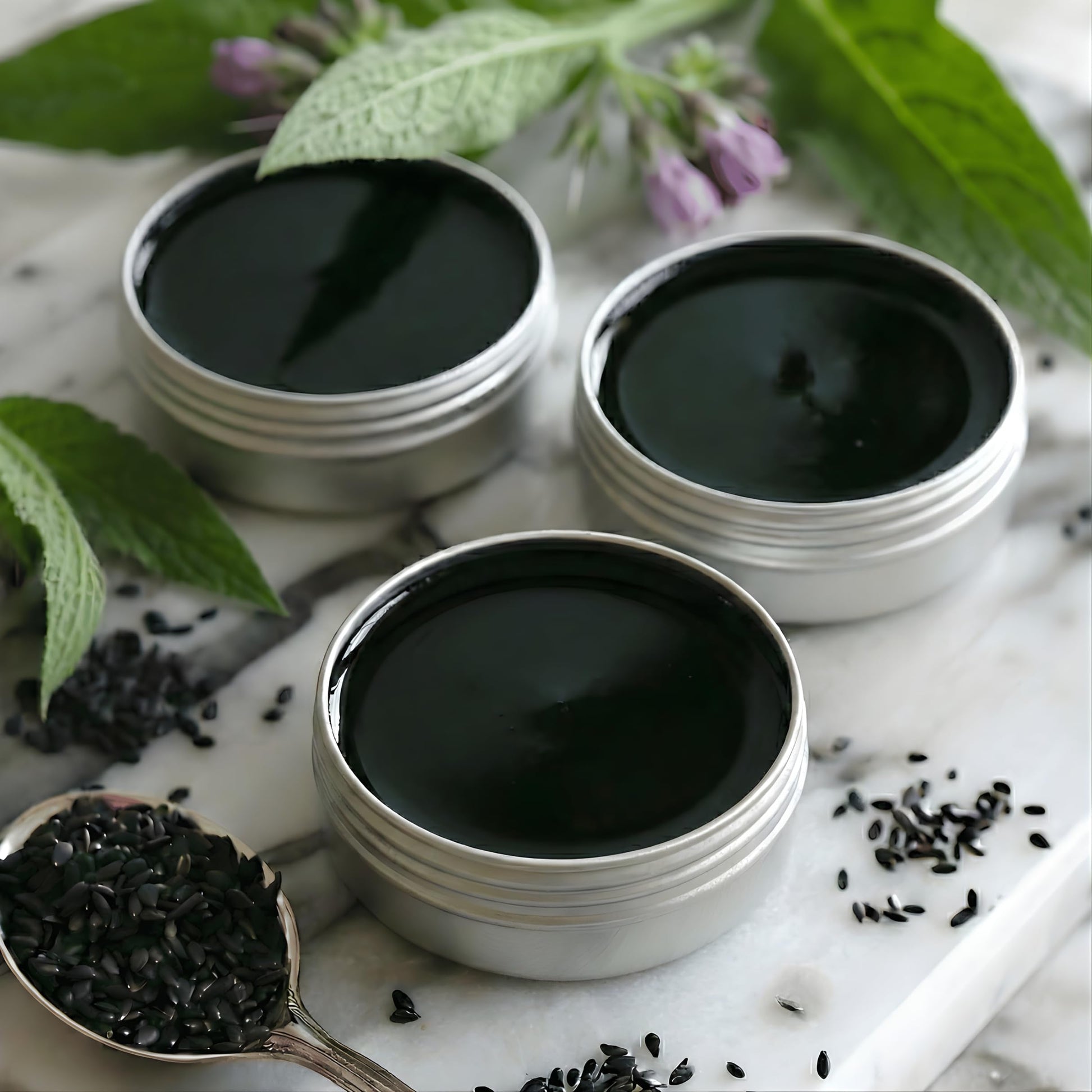 Wild Castle DNA Organics Black Seed Oil Comfrey Salve 2.3 oz – Organic Herbal Salve for Joint and Muscles & Tattoo Care. Balm for Soothing Relief. Handcrafted, Slow-Infused, No Chemical Fillers Wild CastleBuy Supplements Australia