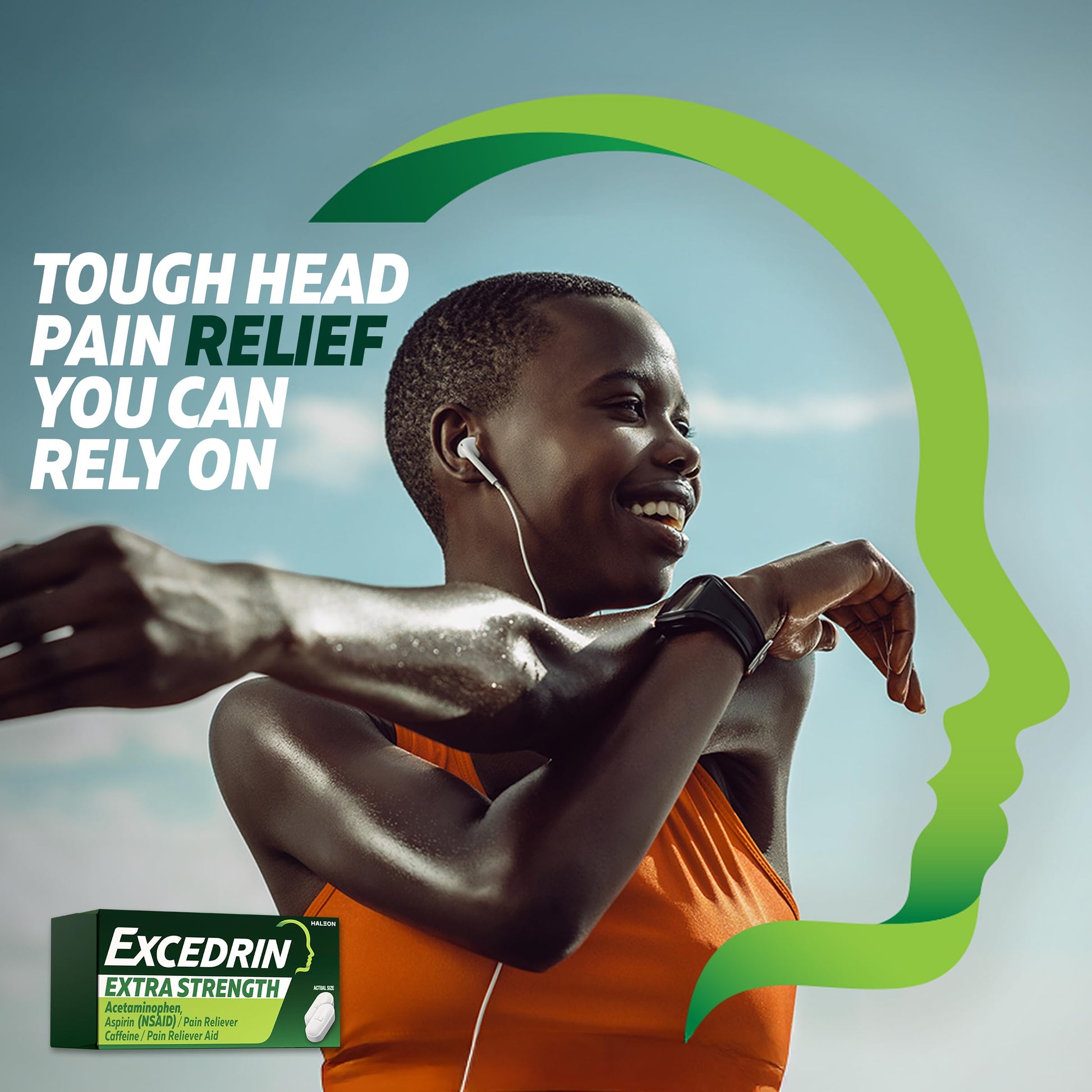 Excedrin Extra Strength Pain Relief Caplets for Headache Relief, Acetaminophen 250mg, Aspirin 250mg, Caffeine 65mg, Pain Reliever, 200 Count ExcedrinBuy Supplements Australia