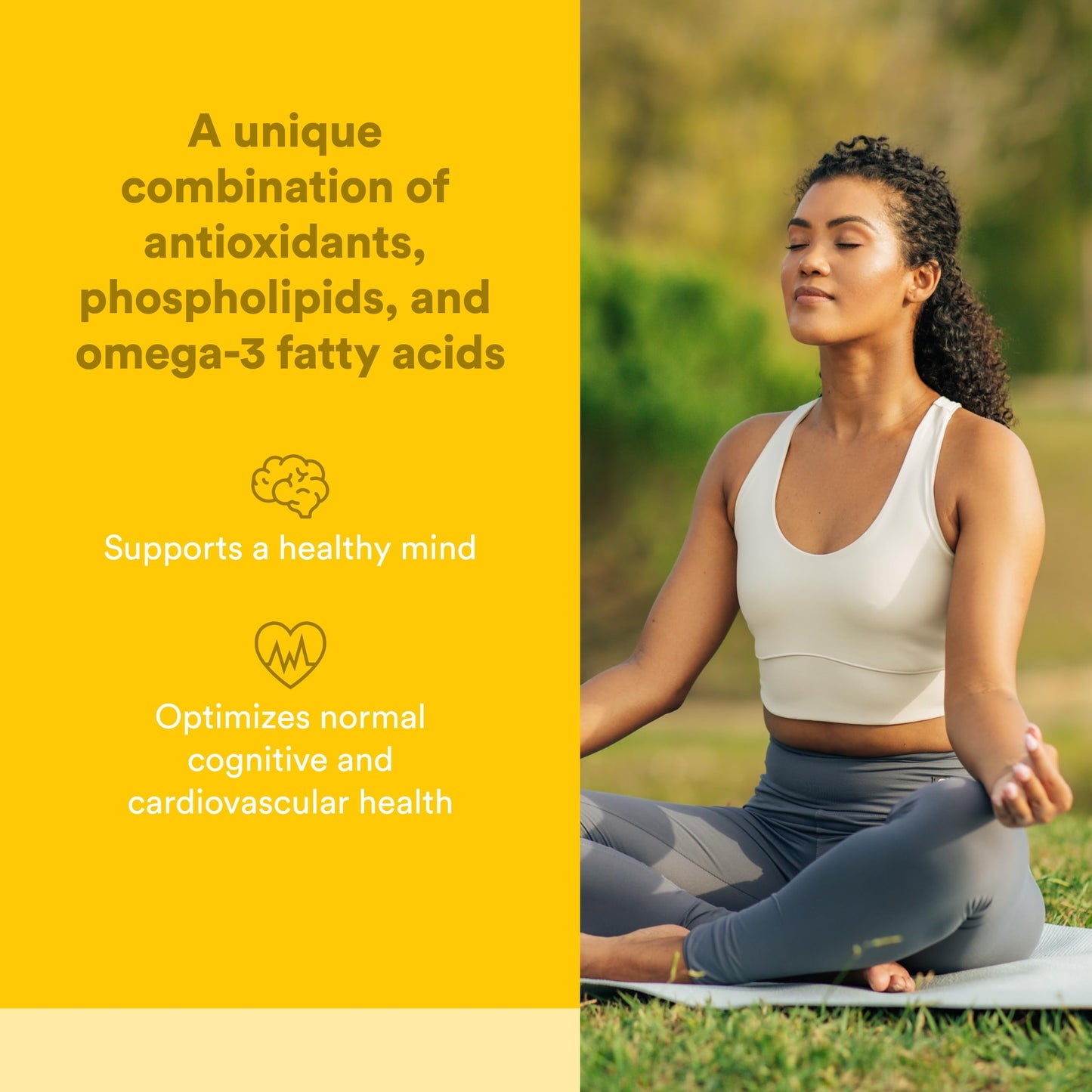 Natural Factors Higher Thoughts - Supports Cognitive & Cardiovascular Health* - Fish Oil, Fatty Acids, EPA, DHA & More - 90 Softgels Natural FactorsBuy Supplements Australia