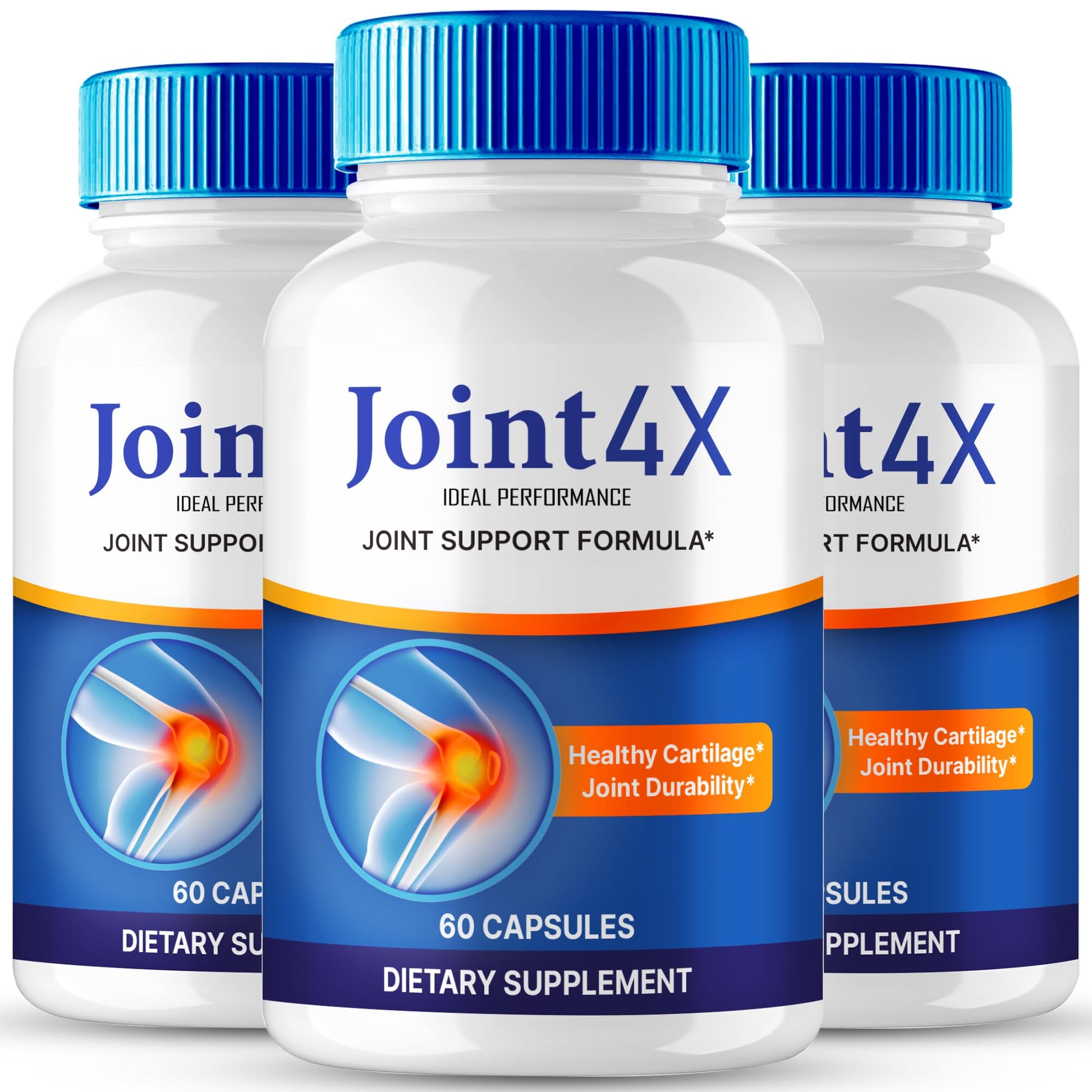 IDEAL PERFORMANCE Joint4X Joint Support Capsules, Official Joint-4X Supplement Pills, All-Natural Formula to Fortify Bones and Bolster Flexibility - Maximum Strength, Joint 4X Pills Reviews (3 Pack) IDEAL PERFORMANCEBuy Supplements Australia