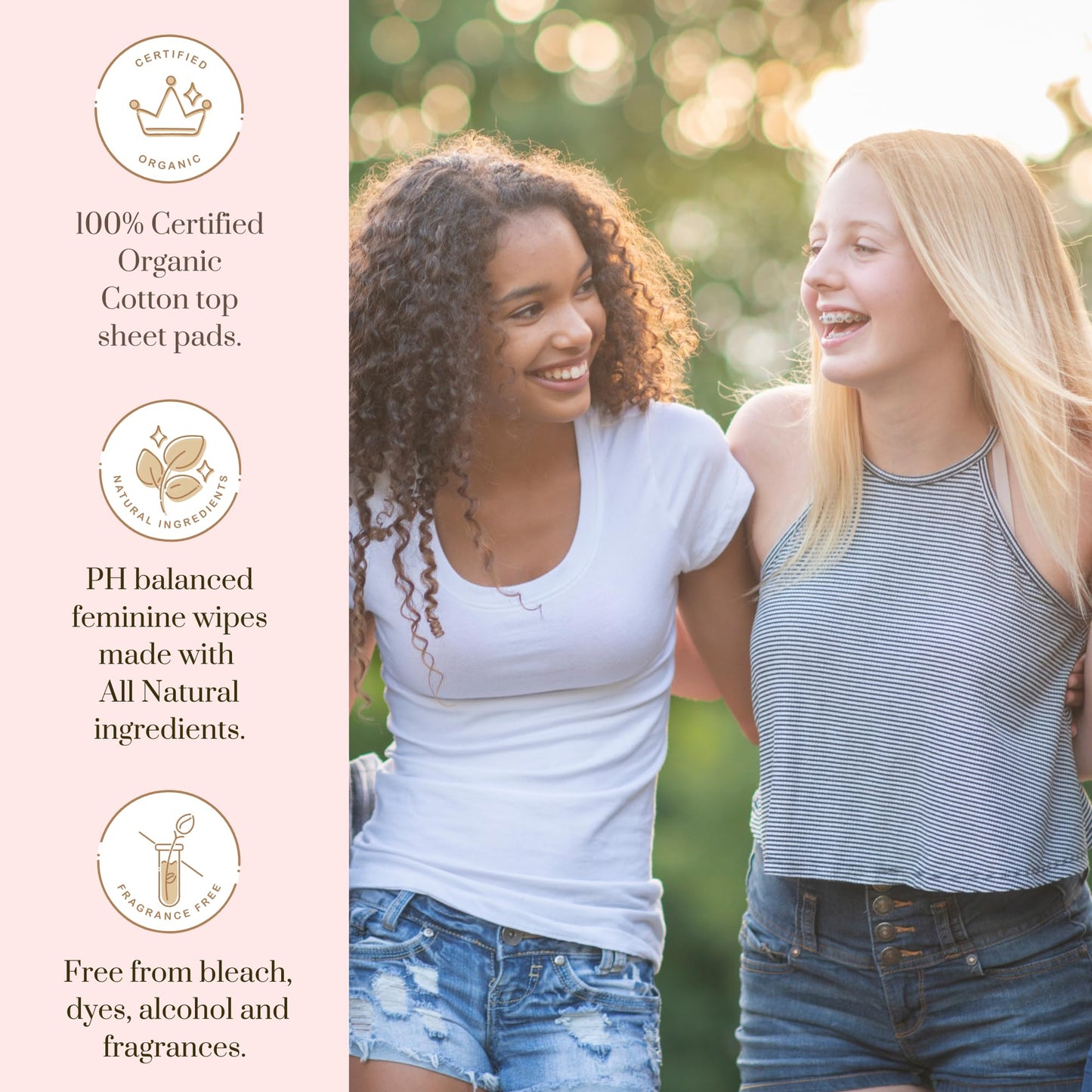 Organic 77 PC Period Kit Moon Box for Teens and Tweens - Organic Cotton Top Sheet Feminine Pads APOPPYCARYBuy Supplements Australia