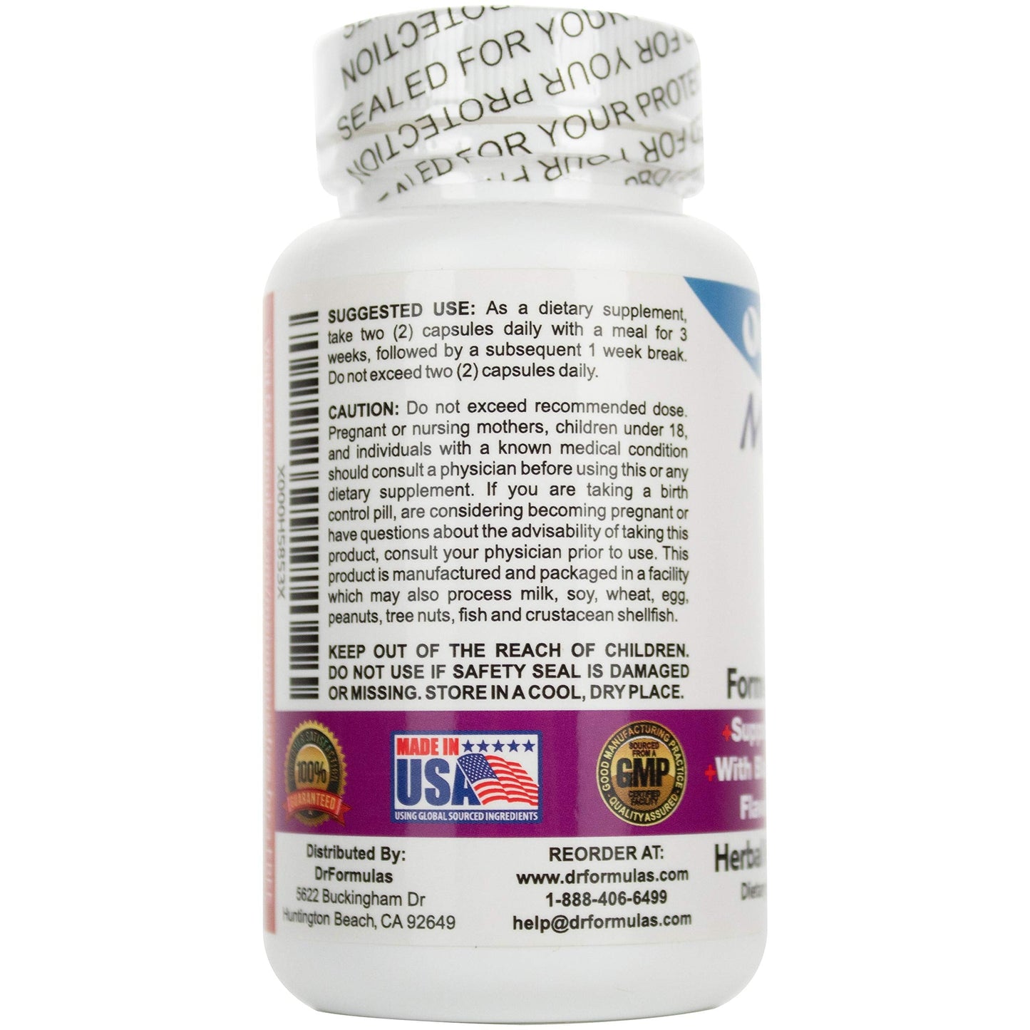 DrFormulas Menopause Supplement for Hot Flashes, Night Sweats 60 Count