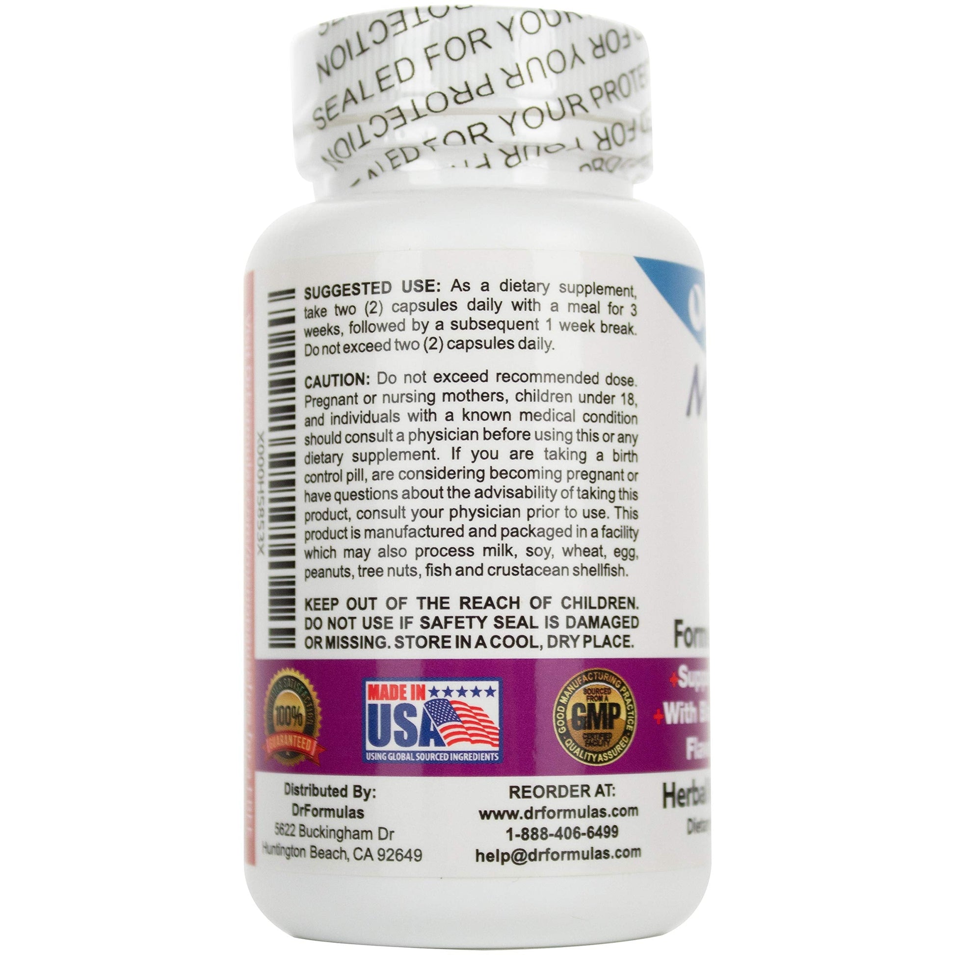 DrFormulas Menopause Supplement for Hot Flashes, Night Sweats 60 Count