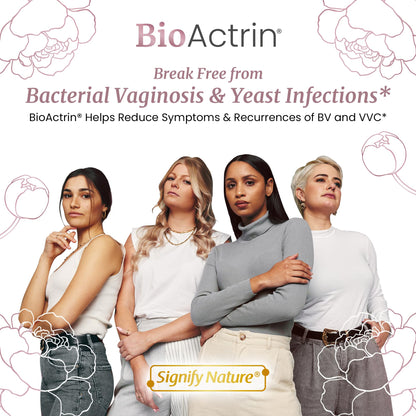 SIGNIFY NATURE Bioactrin Vaginal Probiotics for Women - Bacterial Vaginosis & Yeast Infection Treatment - BV Probiotic - pH Vaginitis Support-28 Pills SIGNIFY NATUREBuy Supplements Australia
