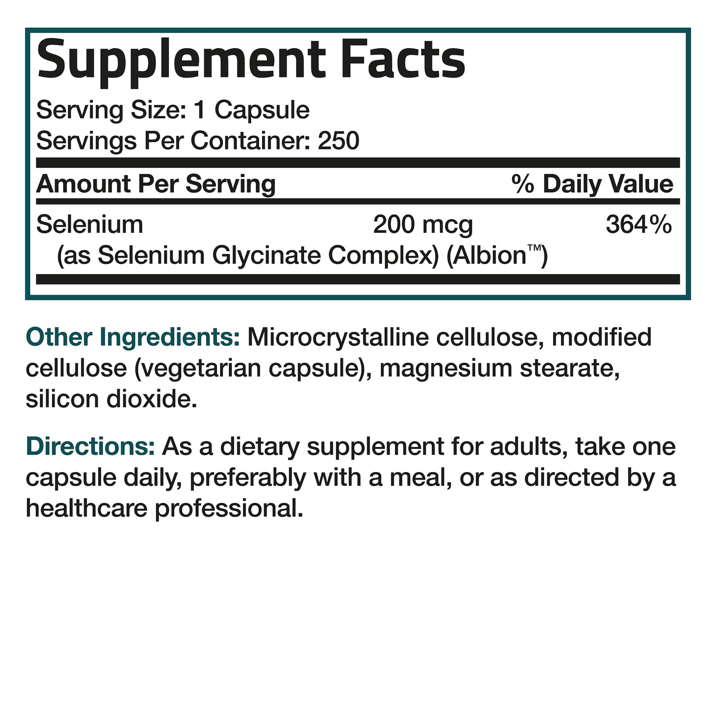 Bronson Selenium 200 mcg – Yeast Free Chelated Amino Acid Complex - Essential Trace Mineral with Superior Absorption
