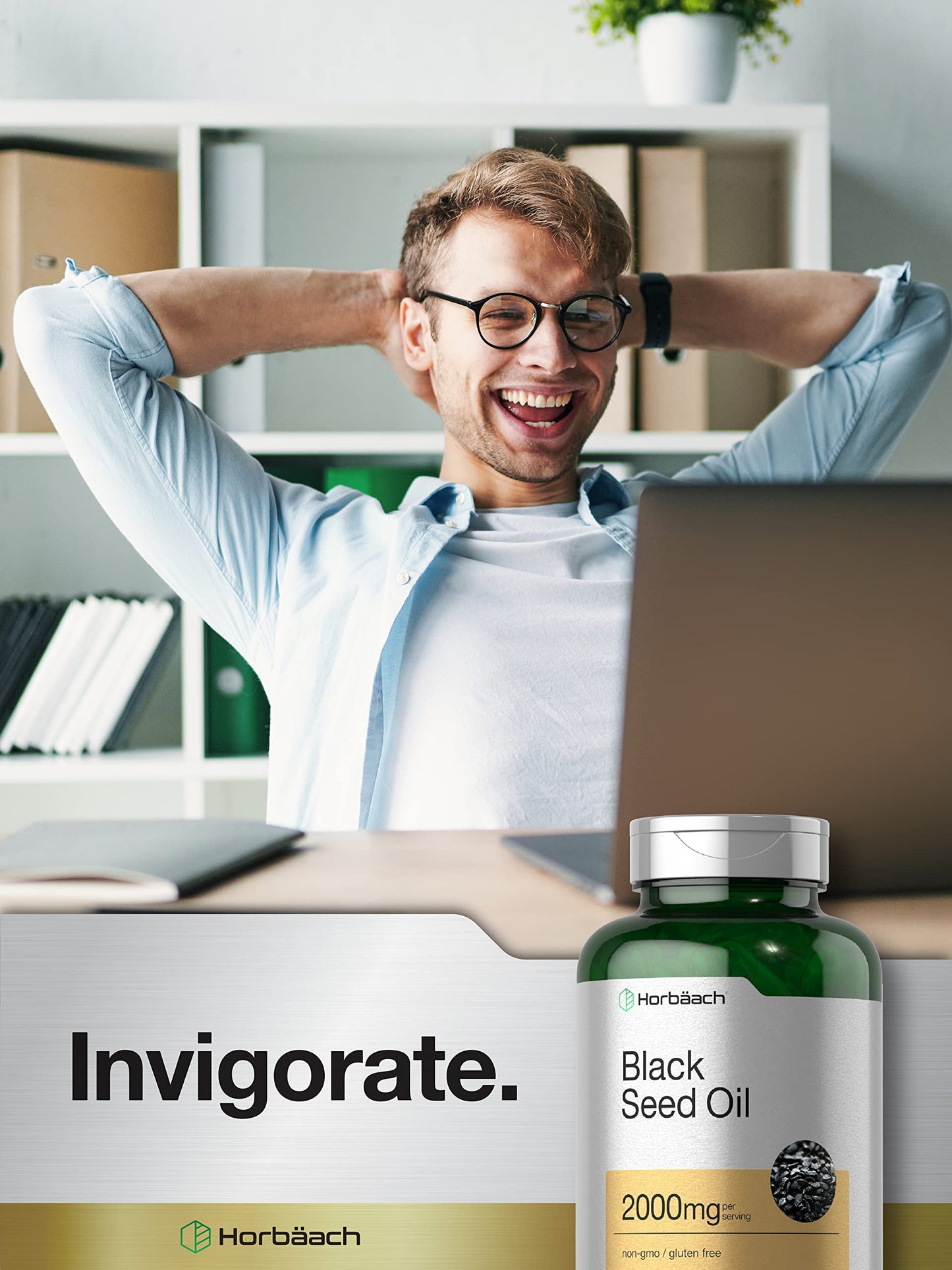 Black Seed Oil 2000mg | 120 Softgel Capsules | Cold Pressed Nigella Sativa Pills HorbäachBuy Supplements Australia