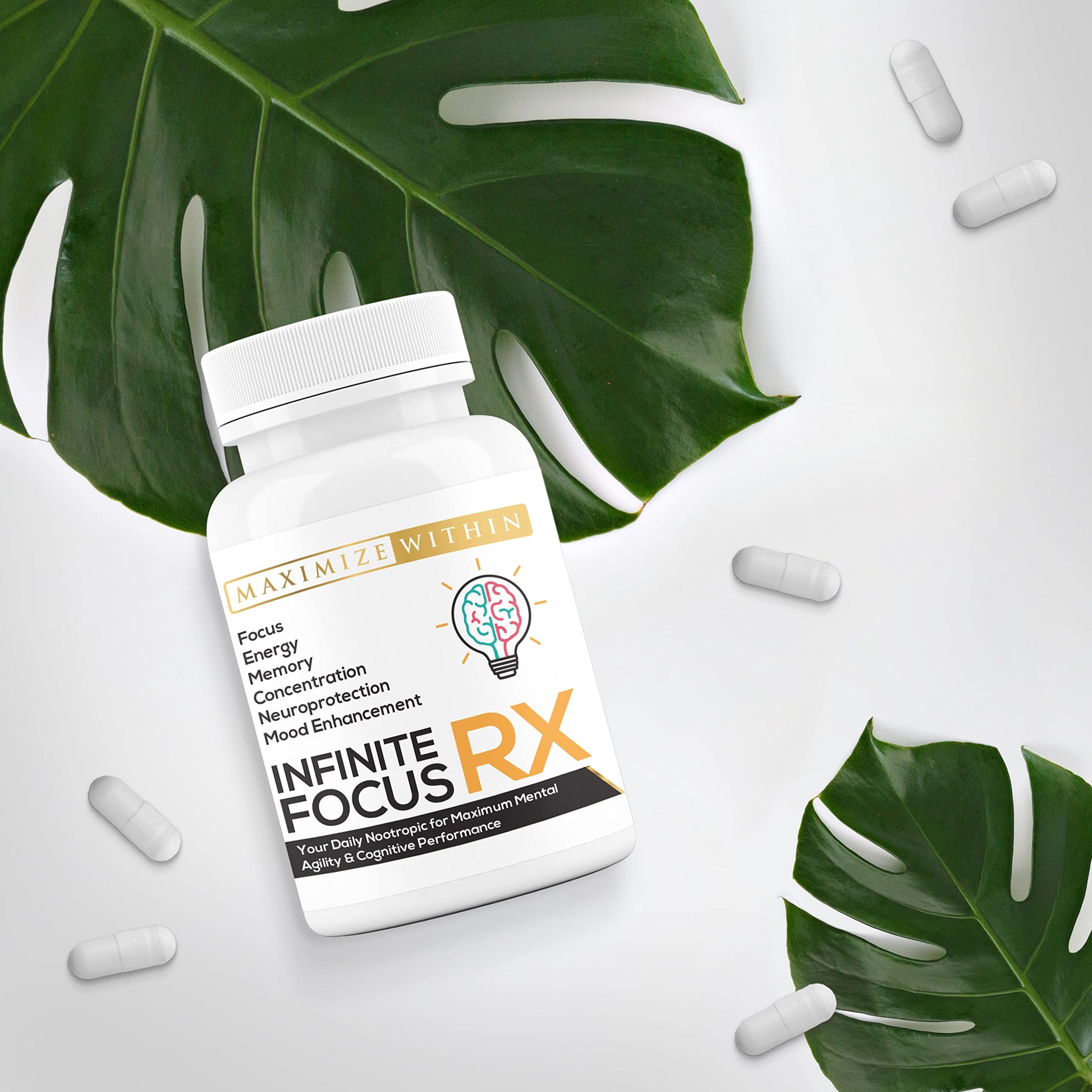 Maximum Slim Infinite Focus RX Nootropic Capsules Maximum SlimBuy Supplements Australia