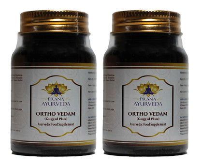 GUGGUL Plus Tablets (Ortho Vedam) 1400mg per Serving - Ayurvedic Supplement for Supporting Comfortable Movement of The Joints and Muscles (2 Packs of 90 Tablets Each) Prana AyurvedaBuy Supplements Australia