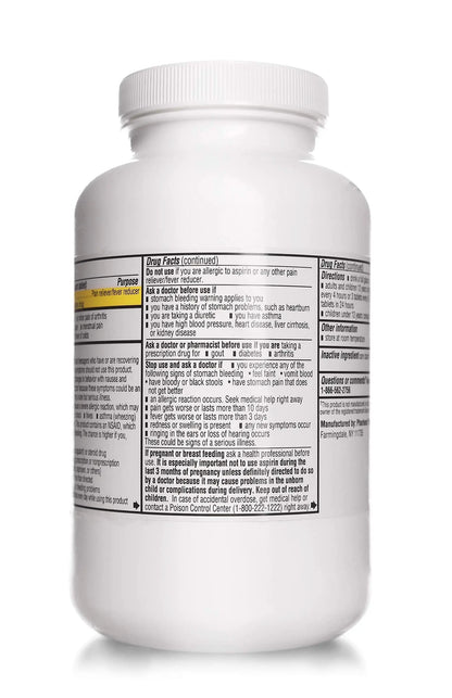 PHARBEST Aspirin 325 mg | Regular Strength | 1000 Count Uncoated Tablets PHARBESTBuy Supplements Australia