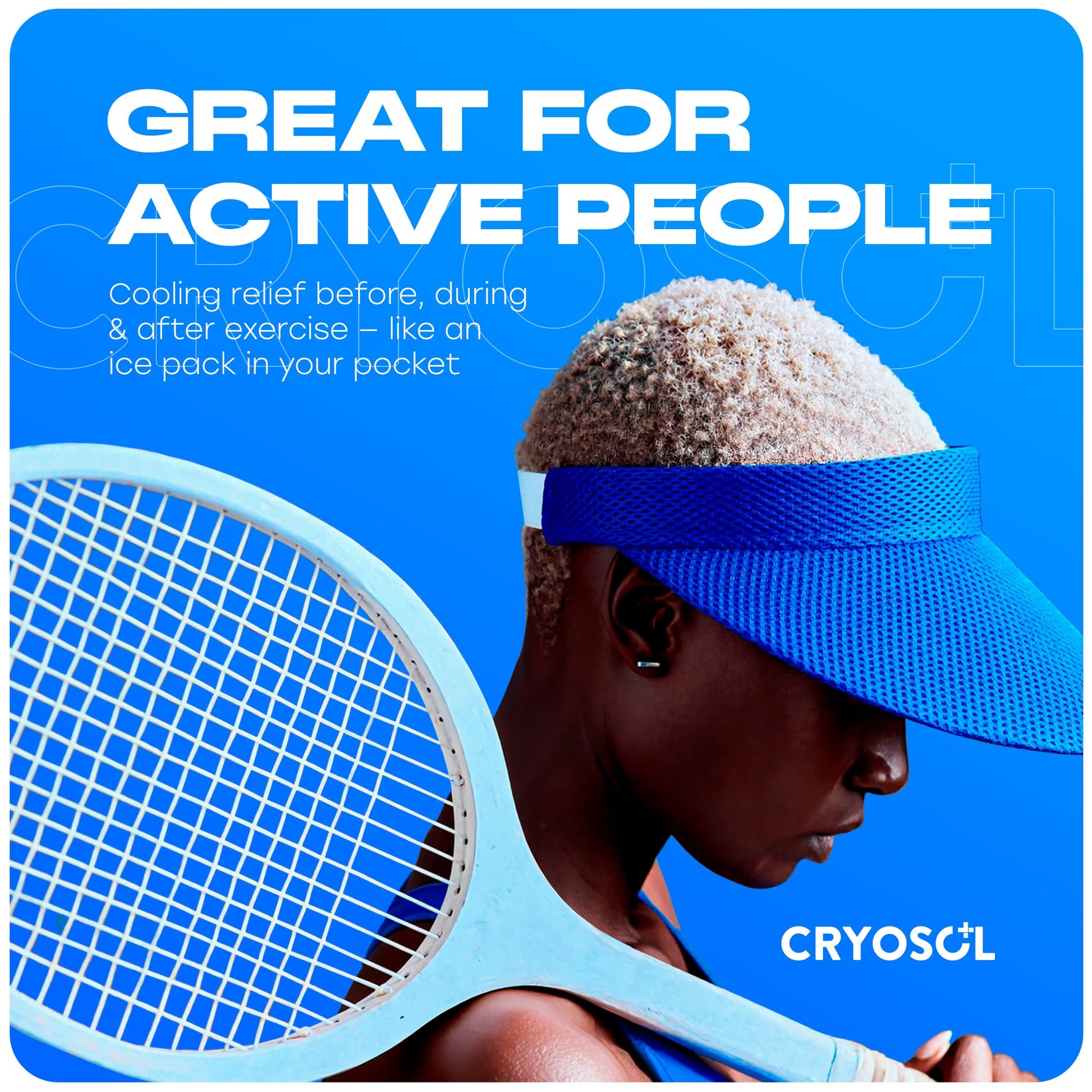 CRYOSOL Freeze Spray for Rapid Relief Anywhere - Pain Relief Spray for Sprains, Strains, Bruises, Aches and Sports Injuries - Cryotherapy for Instant Cooling Relief - 200ml / 6.76 fl oz Venture HealthcareBuy Supplements Australia