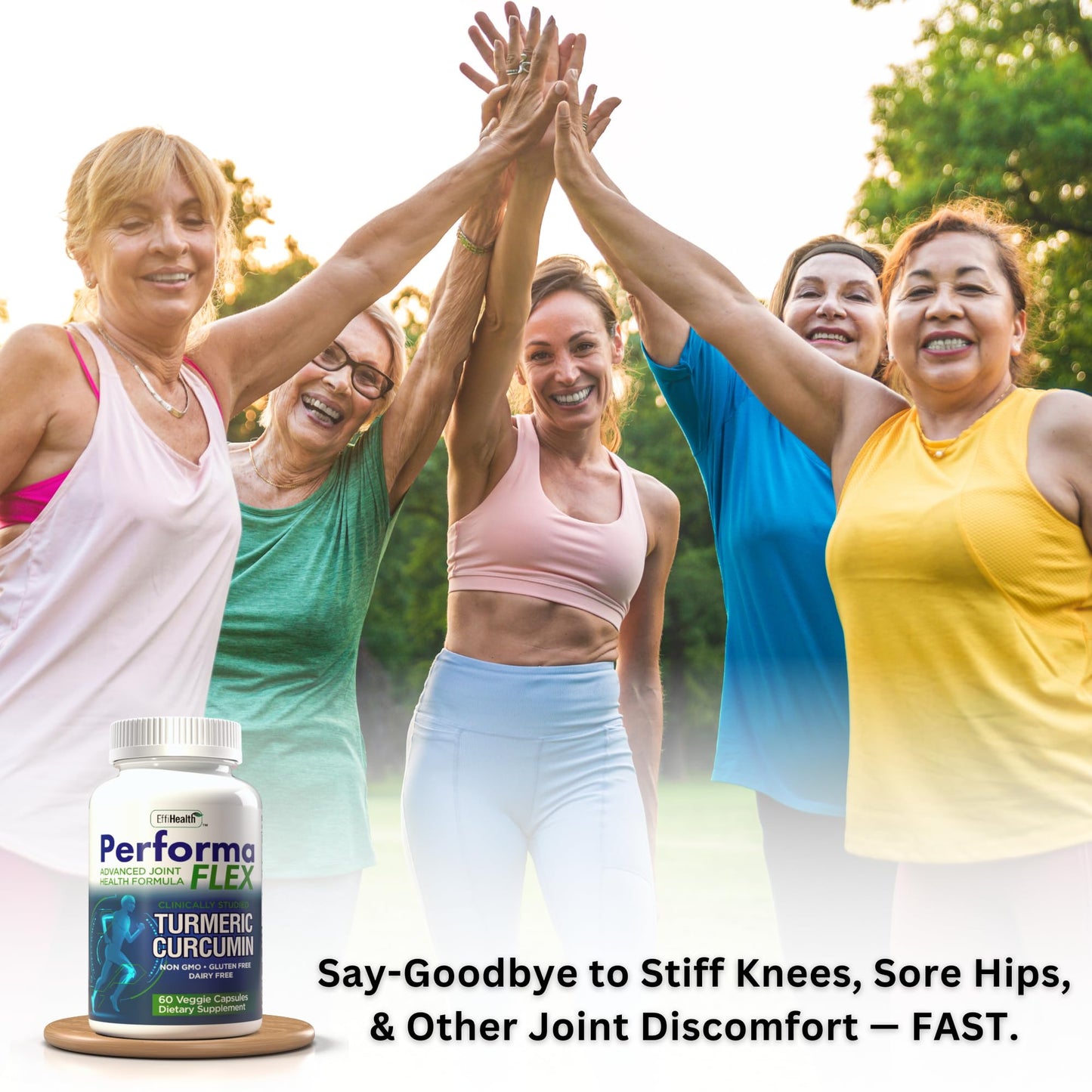 Performa Flex - Joint Support Supplement with Meriva, Turmeric Curcumin, Tart Cherry & Ginger – Ultra High Absorption – Support for Joint Mobility, Joint & Cartilage Health – 60 Capsules Performa FlexBuy Supplements Australia