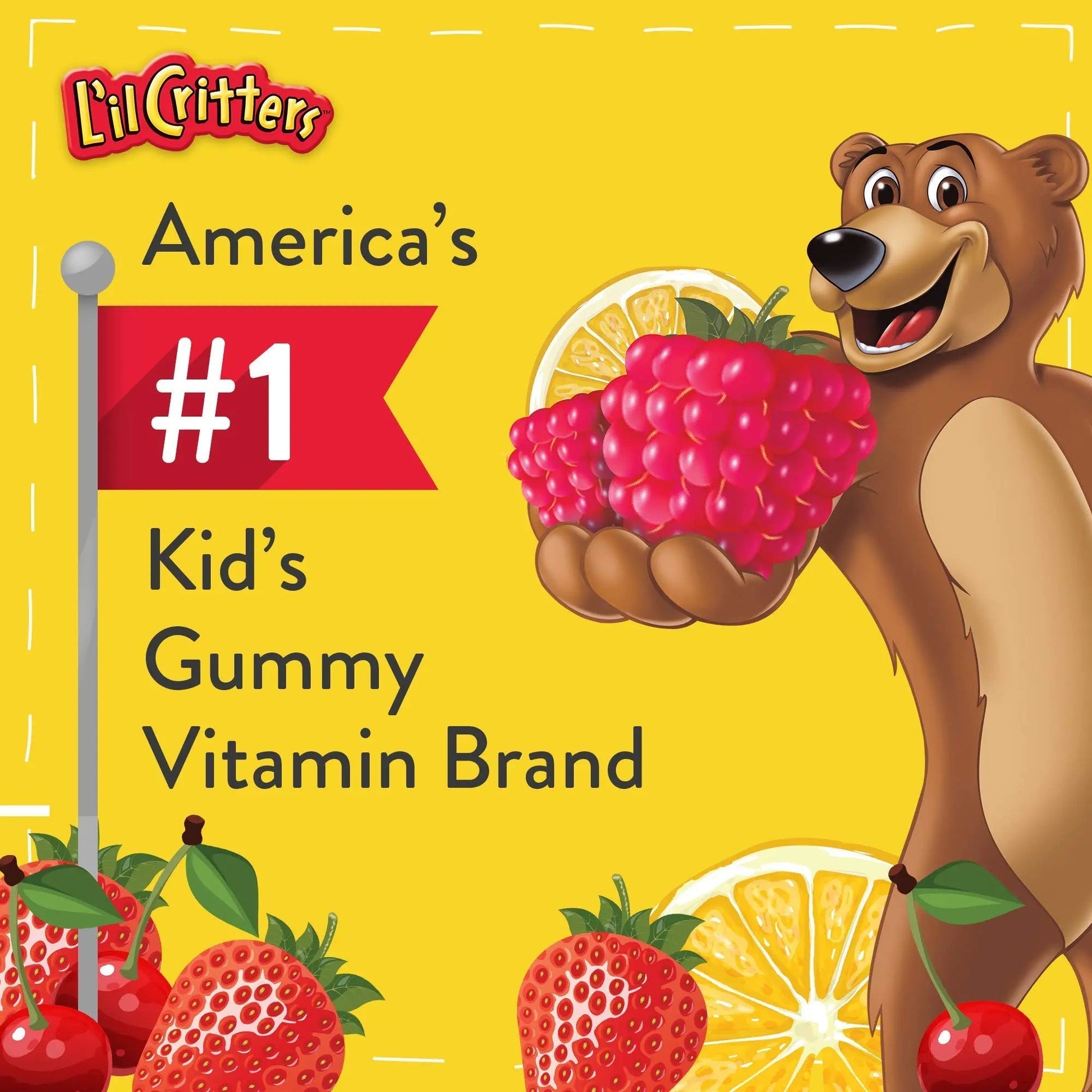L'il Critters Paw Patrol Gummy Vites Daily Gummy Multivitamin for Kids, 60 Gummies and Pampers Baby Clean Wipes, 1 Flip-Top Pack (72 Wipes) Lil CrittersBuy Supplements Australia