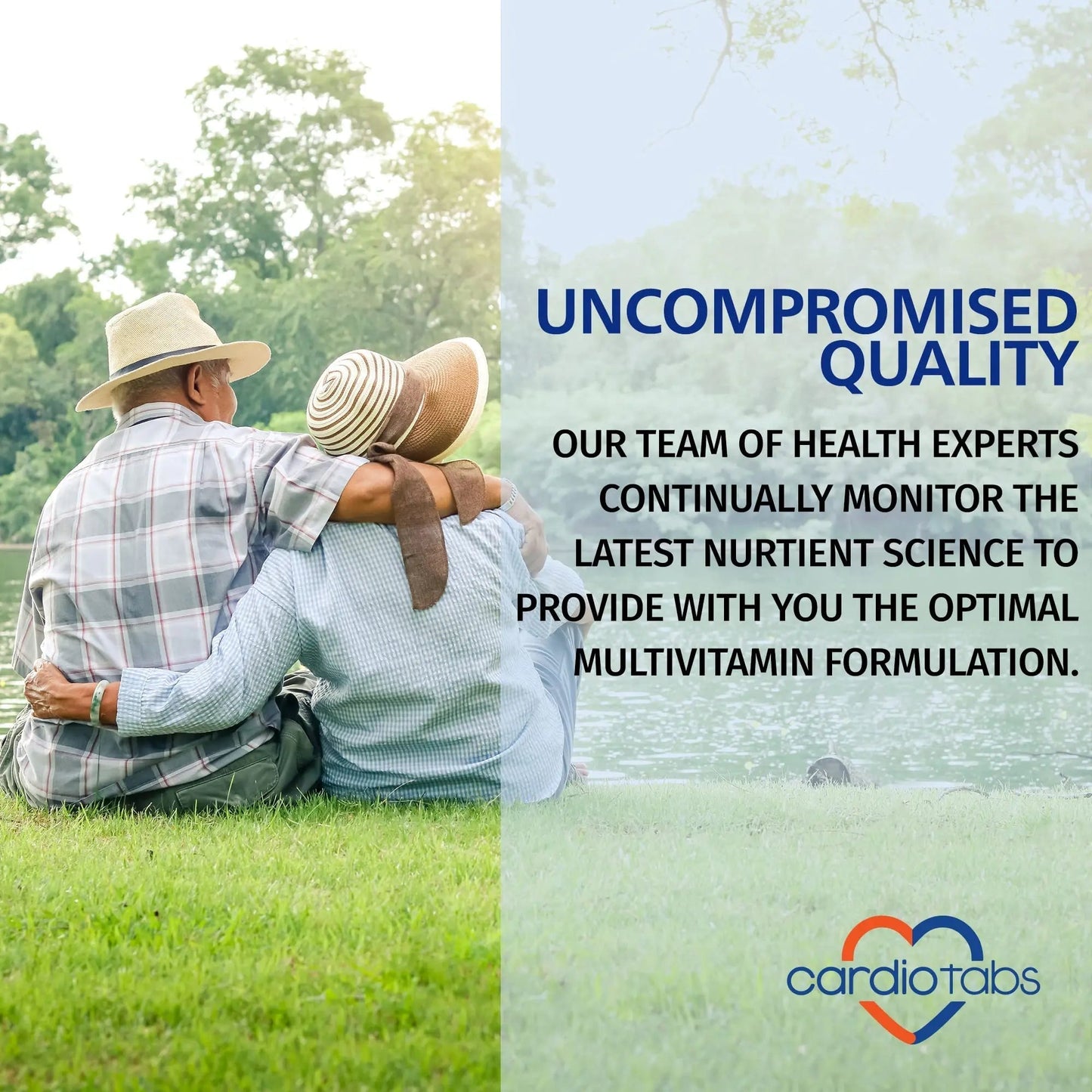 Cardiotabs Multivitamin - Heart and Immunity Supplements for Men & Women, Multivitamin for Men & Women, with Minerals B-Vitamin Complex CardioTabs