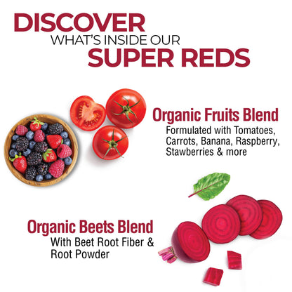 COUNTRY FARMS Super Reds, Energizing Polyphenol Superfood, 48 Super Fruits and Berries, Powerful Antioxidants and Polyphenols, Supports Energy, 20 Servings, Mixed Berry Flavor Country FarmsBuy Supplements Australia