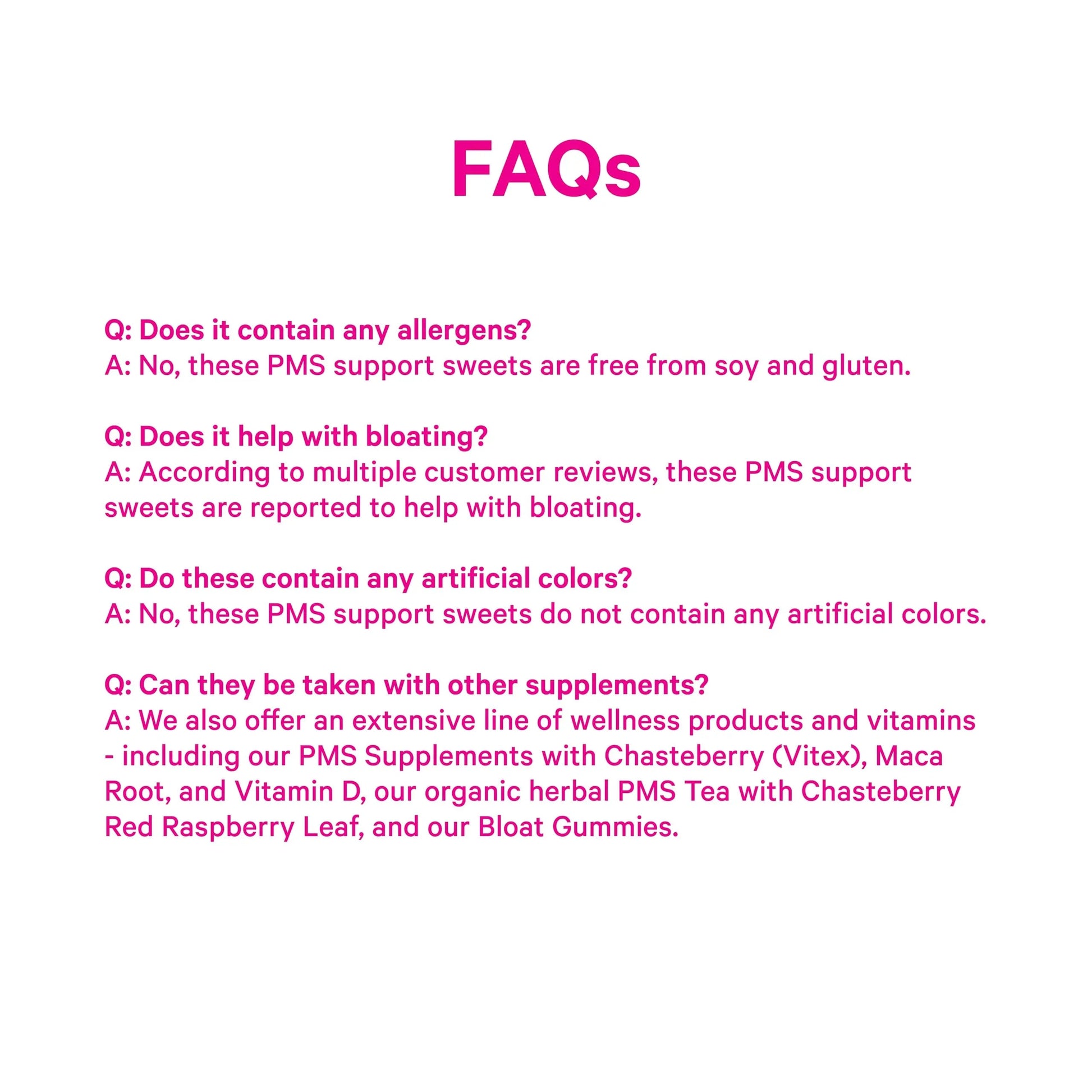 Pink Stork Organic PMS Support Sweets for Teens and Women - Simple & Natural Ingredients Vitamin B6 and Peppermint Pink StorkBuy Supplements Australia
