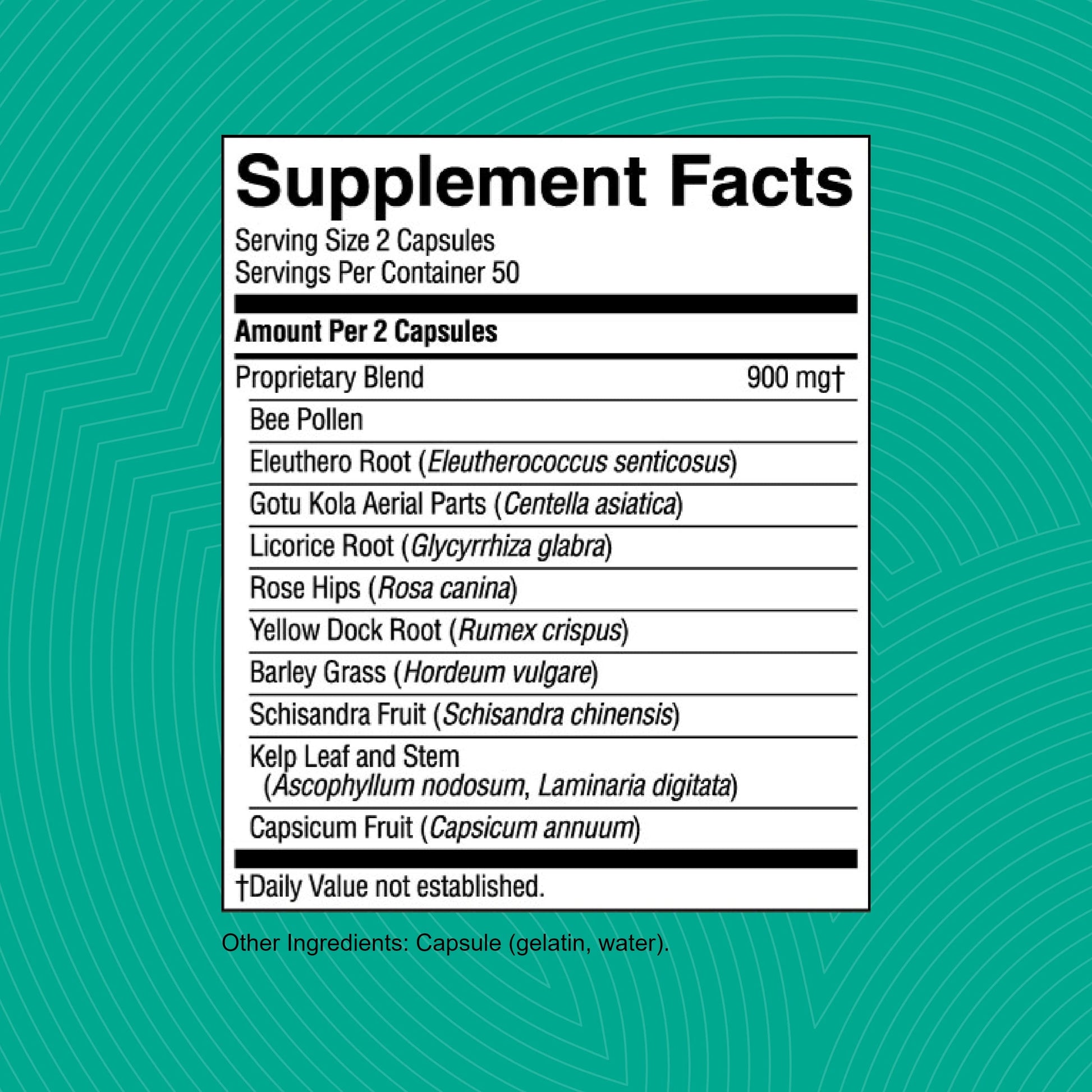 Nature's Sunshine Energ-V - Herbal Blend to Support Energy Levels (100 Capsules) Nature's SunshineBuy Supplements Australia