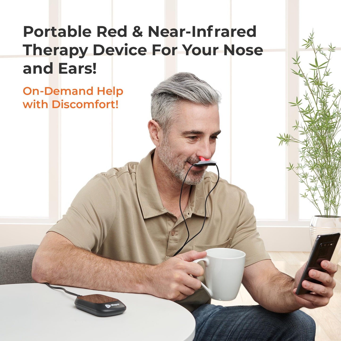 Lifepro Red Light Therapy Device for Nose & Ears - Portable Red and Near Infrared Light Therapy LifeProBuy Supplements Australia