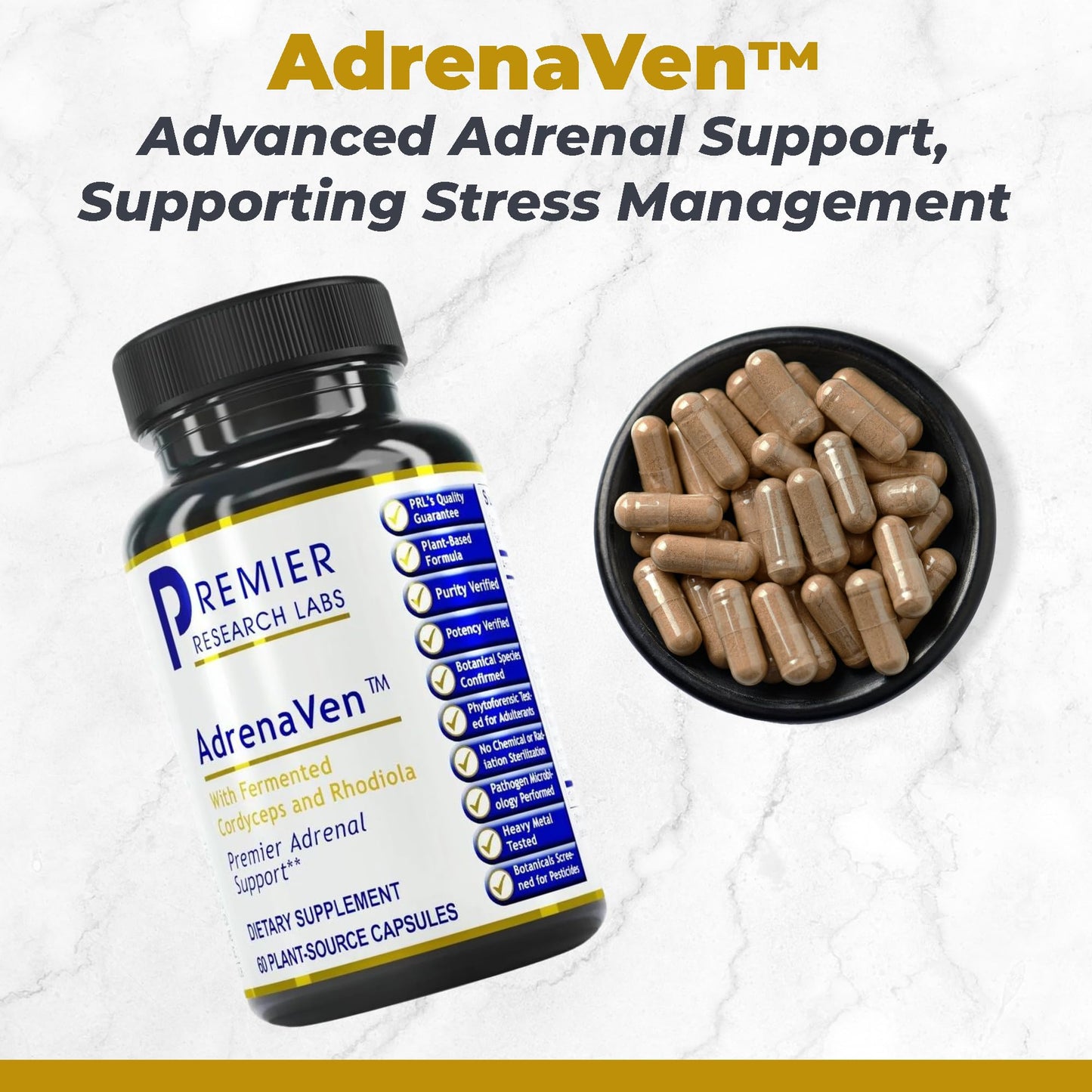 Premier Research Labs Magnesium Glycinate, Max BN-D, & AdrenaVen Supplement Bundle - Pure Magnesium, Liquid Vitamin B Complex for Liver & Brain Health, Adrenal Support for Women & Men - Pack of 3 Premier Research LabsBuy Supplements Australia