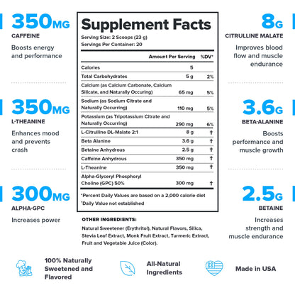 LEGION Pulse Pre Workout Supplement - All Natural Nitric Oxide Preworkout Drink LEGIONBuy Supplements Australia