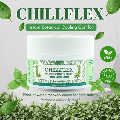PLAIRMOI CHILLFLEX Pain Relief Gel for Muscle Aches, Joint Pain, Discomfort & Inflammation – Fast Acting, Cooling, Non-Greasy with 3% Menthol & Eucalyptus – 3.5 oz, 1-Pack PLAIRMOIBuy Supplements Australia