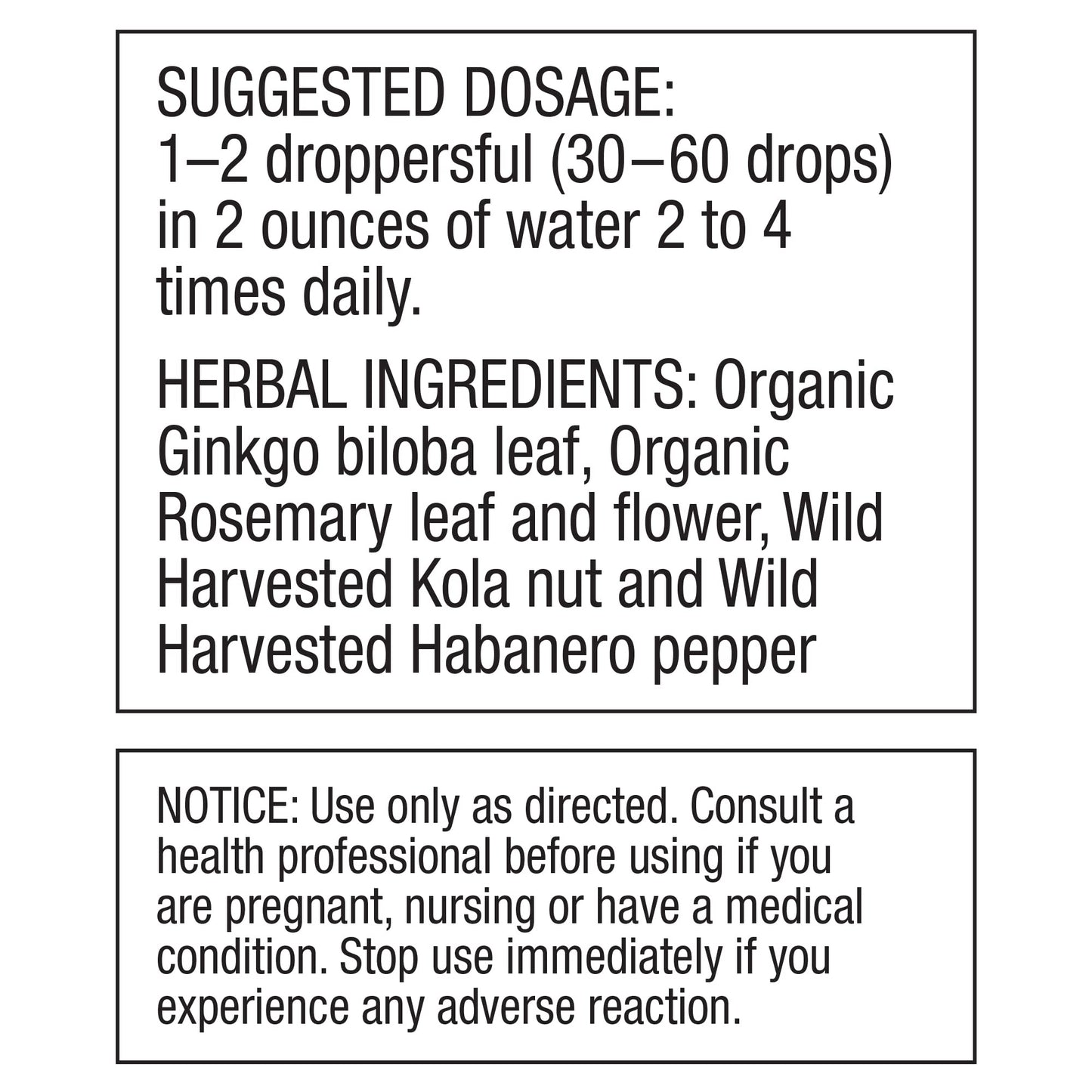 Dr. Schulze's Brain Formula 2 oz. - Vegan and Wild-Harvested | Stimulates Circulation and and Improved Mental Focus Dr. Schulze'sBuy Supplements Australia