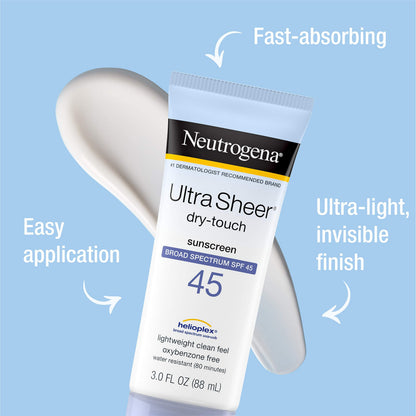 Neutrogena Ultra Sheer Dry-Touch Water Resistant and Non-Greasy Sunscreen NeutrogenaBuy Supplements Australia