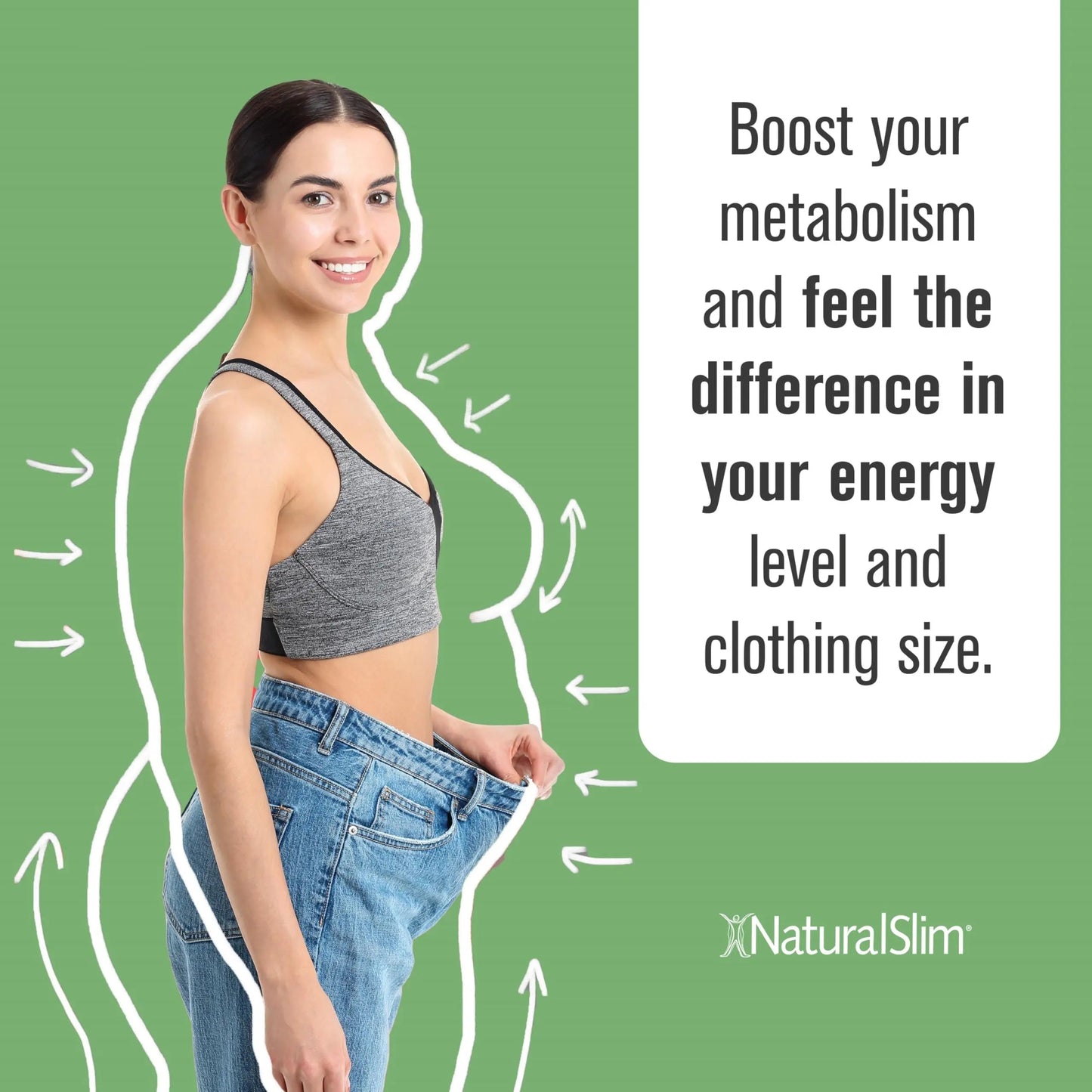 NaturalSlim Metabolic Vitamins - Combination of High Potency Multivitamins, Minerals, B Complex, Msm, & Digestive Formula Supplements NaturalSlim