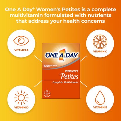 One A Day Women’s Petites Multivitamin,Supplement with Vitamin A, C, D, E and Zinc for Immune Health Support, B Vitamins, Biotin, Folate (as folic acid) ONE A DAYBuy Supplements Australia