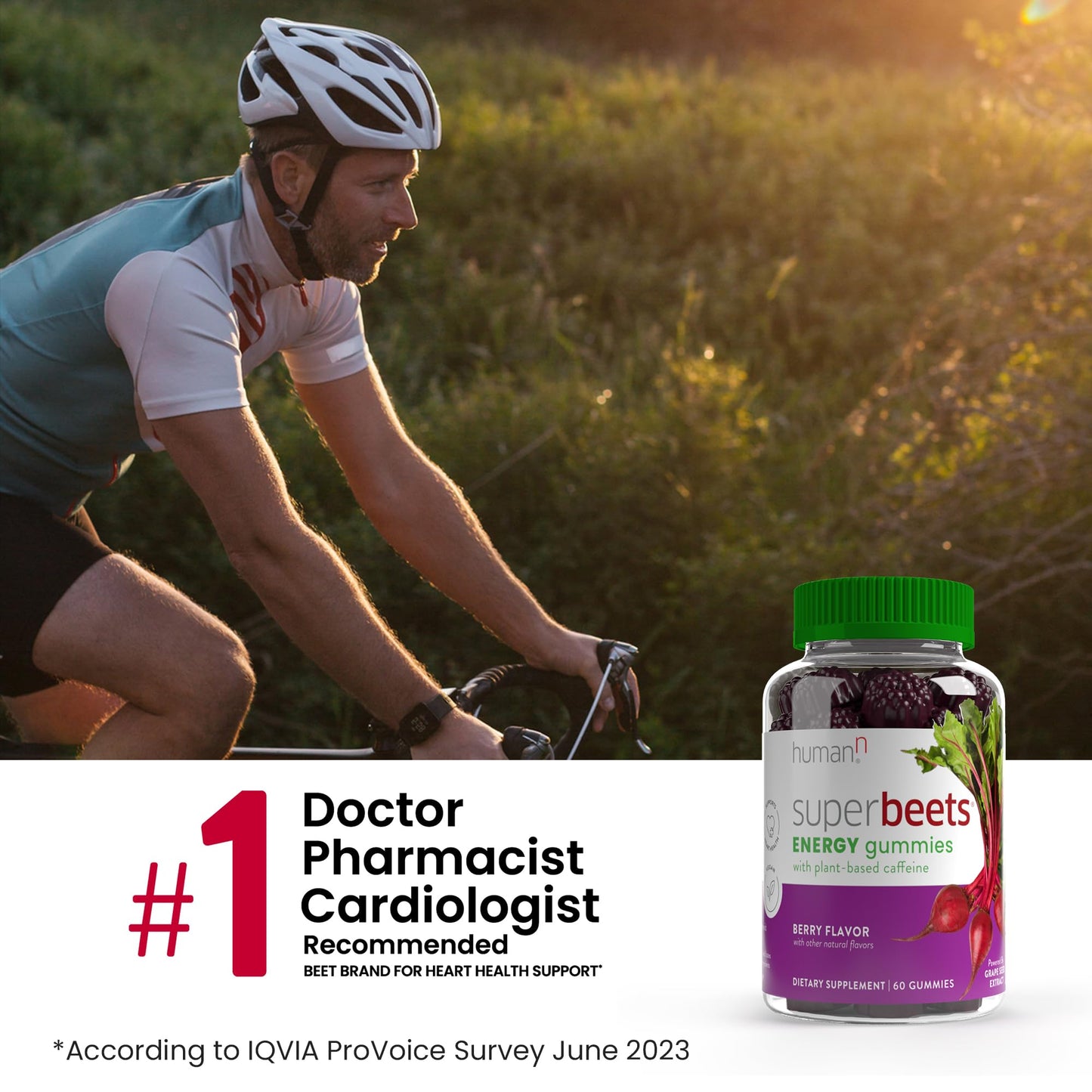 humanN SuperBeets Energy Gummies - Quick Energy & Mental Focus - Help Increase Nitric humanNBuy Supplements Australia