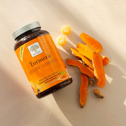 NEW NORDIC Turmeric Curcumin Gummies, Sugar Free, 300 mg Turmeric Supplement for Men and Women, Supports Normally Functioning Joints, Knees, Shoulders, Mango Orange, 60 Count NEW NORDICBuy Supplements Australia