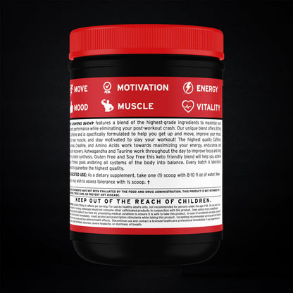 Spartan Fit Nutrition Pre-Workout Powder -Berry Flavor with Full Serving of Creatine +310mg Caffeine Including Brazilian Superfood Guarana - Ashwagandha, & Phosphatidylserine | 30 Servings