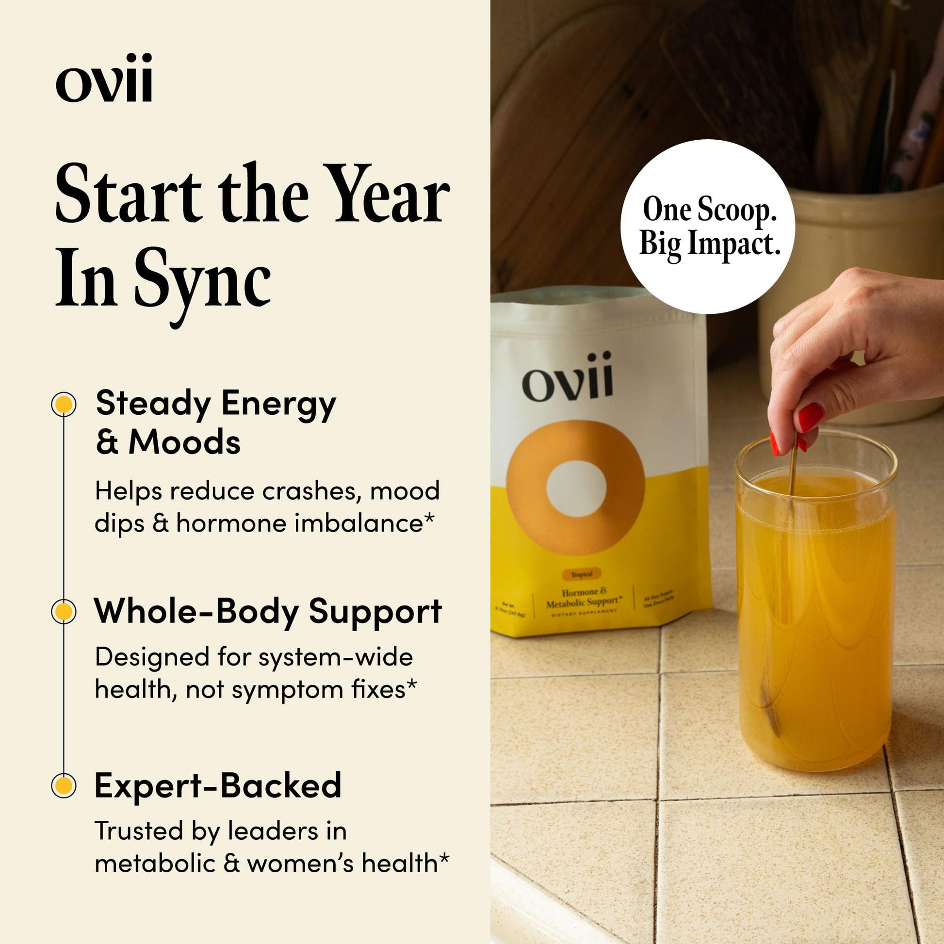 Ovii Metabolic Support for Women – Reducose® White Mulberry with Myo-Inositol & D-Chiro Inositol 40:1 Blend – Hormone Balance, Glucose Support & Appetite Control Supplement – 30 Servings, Tropical OviiBuy Supplements Australia