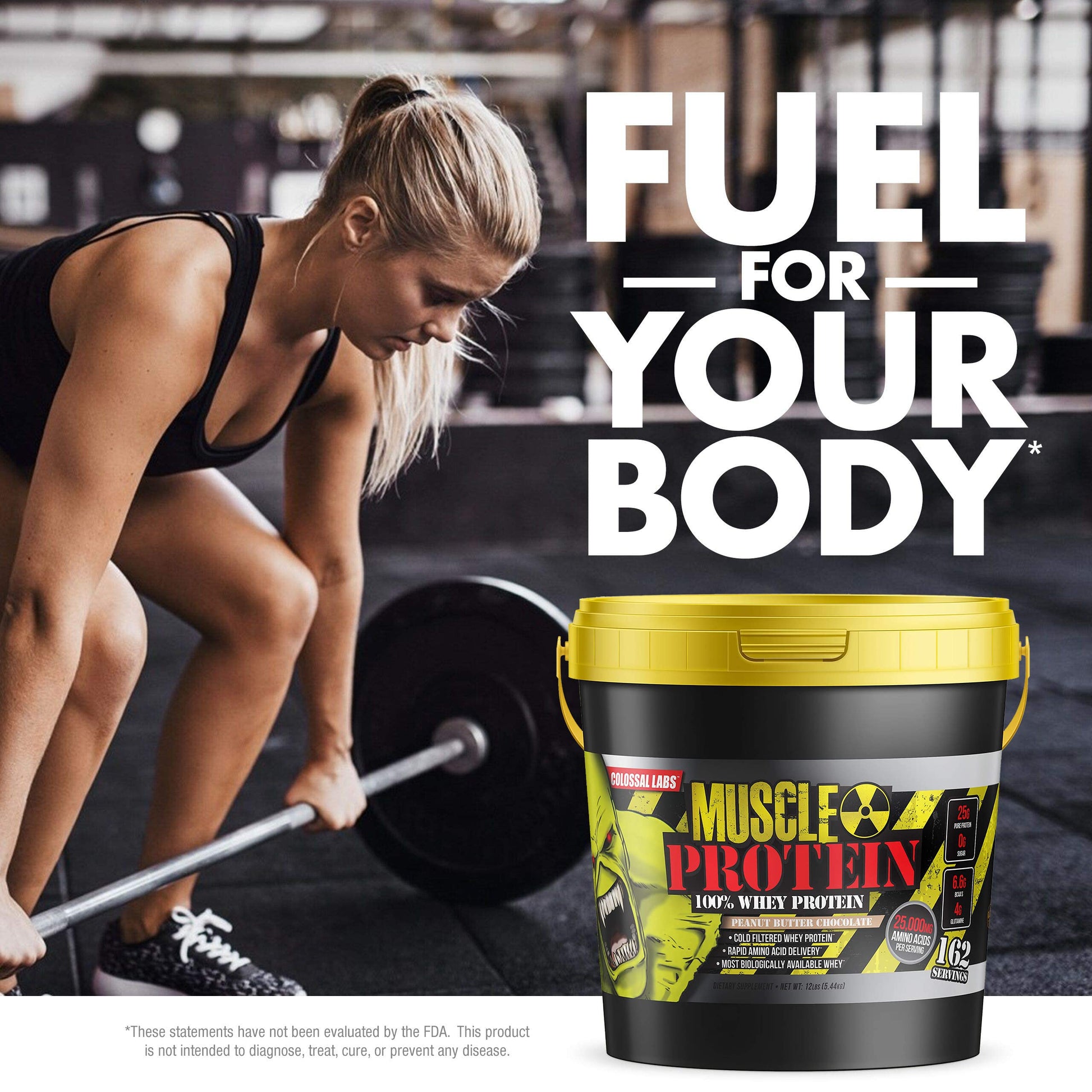 COLOSSAL LABS Muscle Growth Whey Protein [12 lbs/Pack of 1]–Peanut Butter Chocolate COLOSSAL LABSBuy Supplements Australia