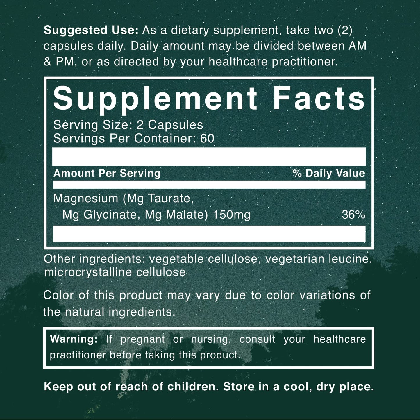 Natural Rhythm Triple Calm Magnesium Complex - 120 Capsules, Chelated Magnesium Glycinate, Taurate & Malate, High Absorption Supplement for Sleep, Stress, Muscle & Heart Support, Non-GMO, Vegan Natural RhythmBuy Supplements Australia