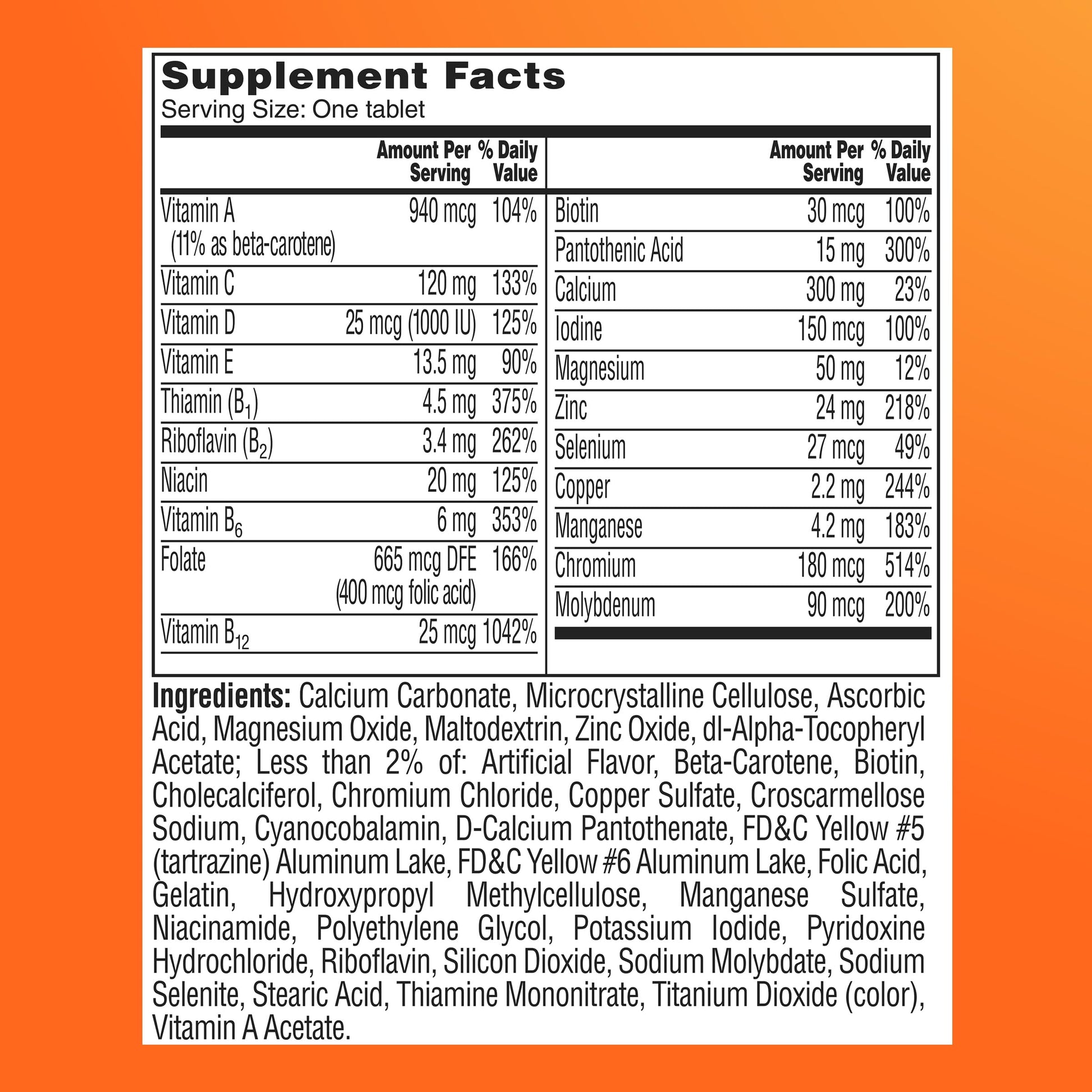 One A Day Multivitamin for Women 50 and Over Tablets, Womens Multivitamin 50 plus with Vitamins D, C, E, Zinc & Biotin, Daily Vitamins ONE A DAYBuy Supplements Australia
