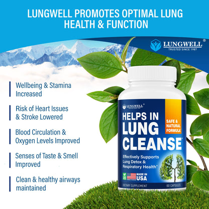 LUNGWELL Quit Smoking Aid - Made in USA - Helps to Clear Lungs & Stop LUNGWELLBuy Supplements Australia