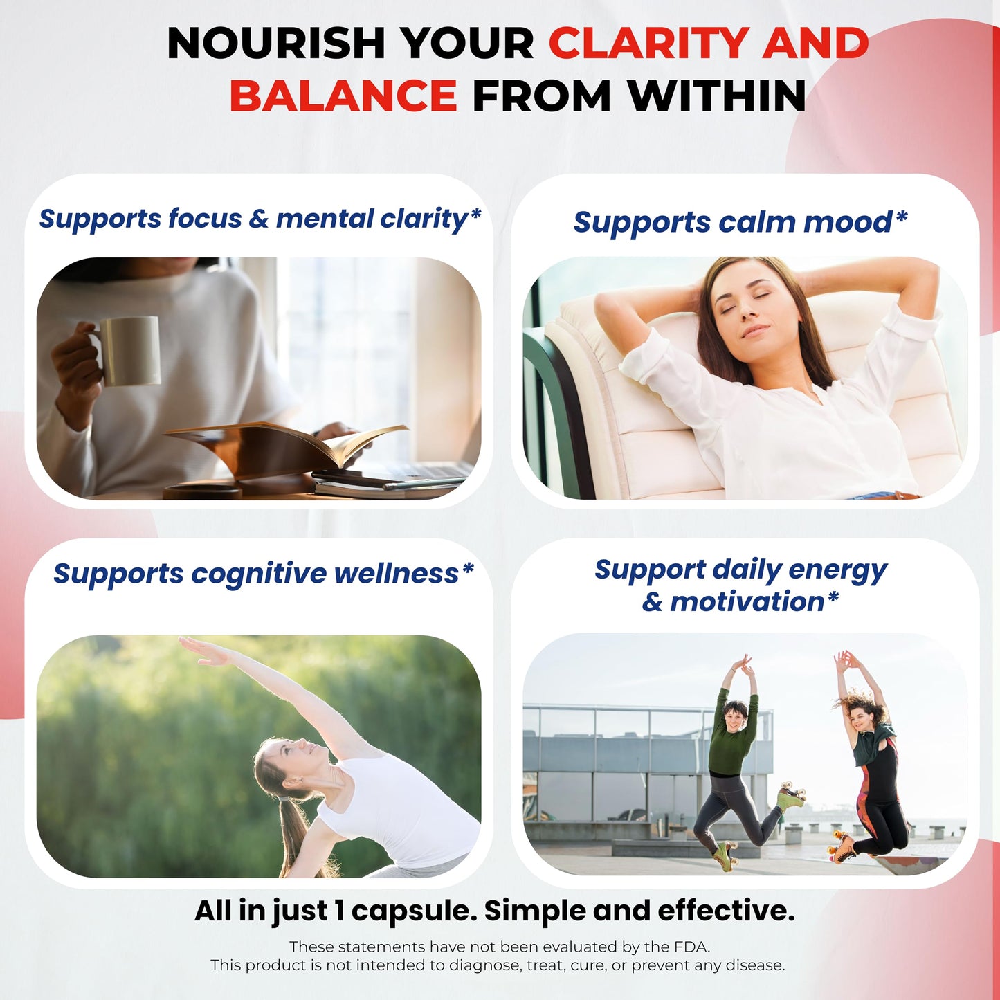 Dopamine Focus Supplement Ashwagandha 5-HTP Rhodiola Rosea St. John's Wort - Increase Memory Clarity Focus Restore Relax with VIT B1, B6, B12, L-Theanine ULTRA HERBSBuy Supplements Australia